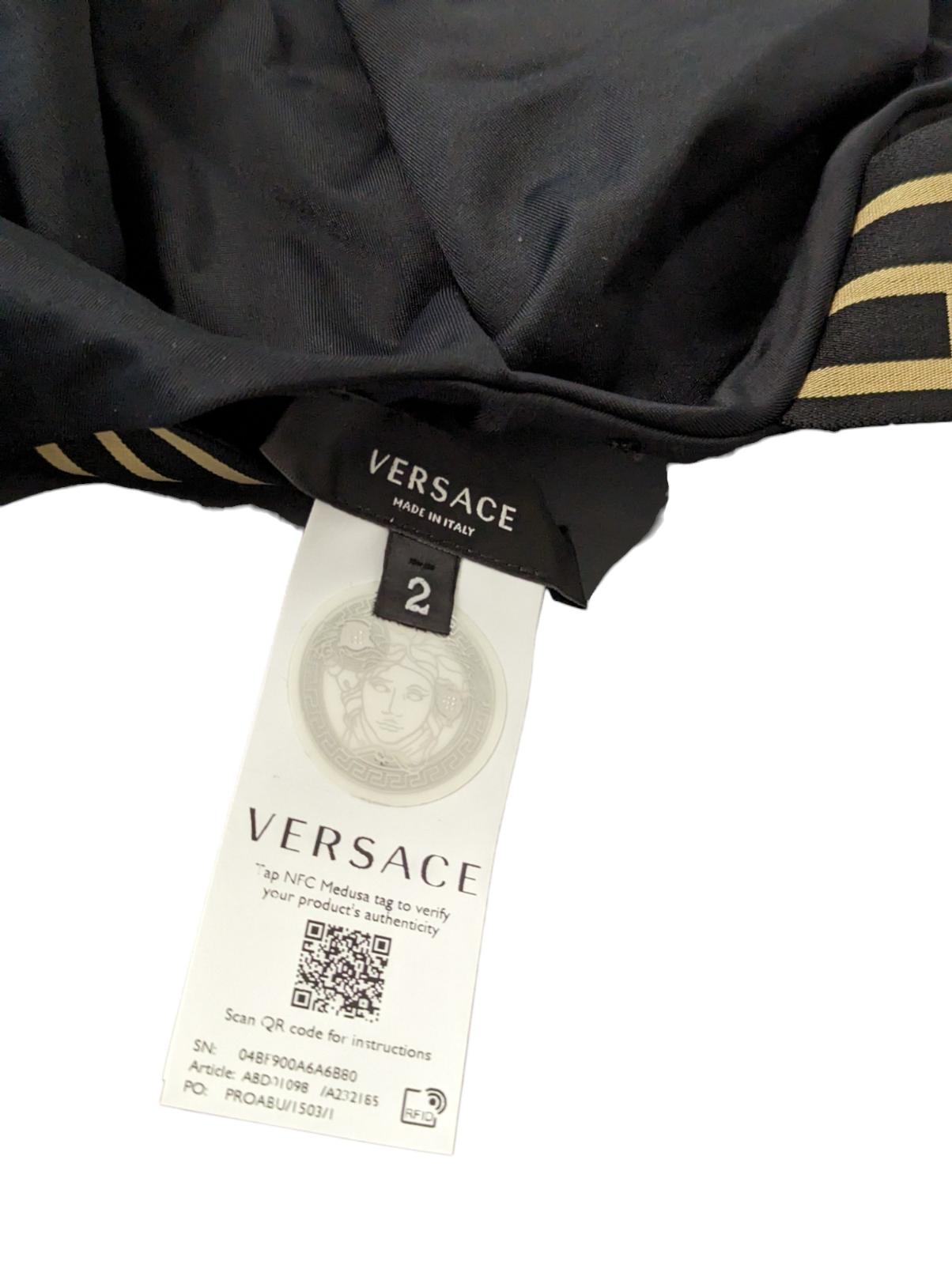 VERSACE Swimming Costumes Black Ladies Swimsuit One Piece Vita S NEW RRP 235