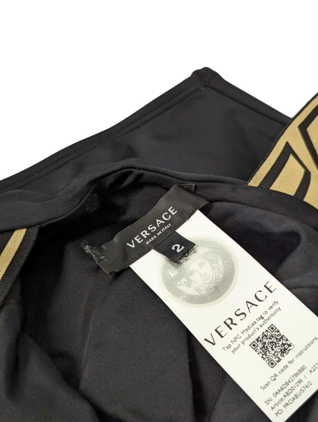 VERSACE Swimming Costumes Black Ladies Swimsuit Single Piece Vita S NEW RRP 235