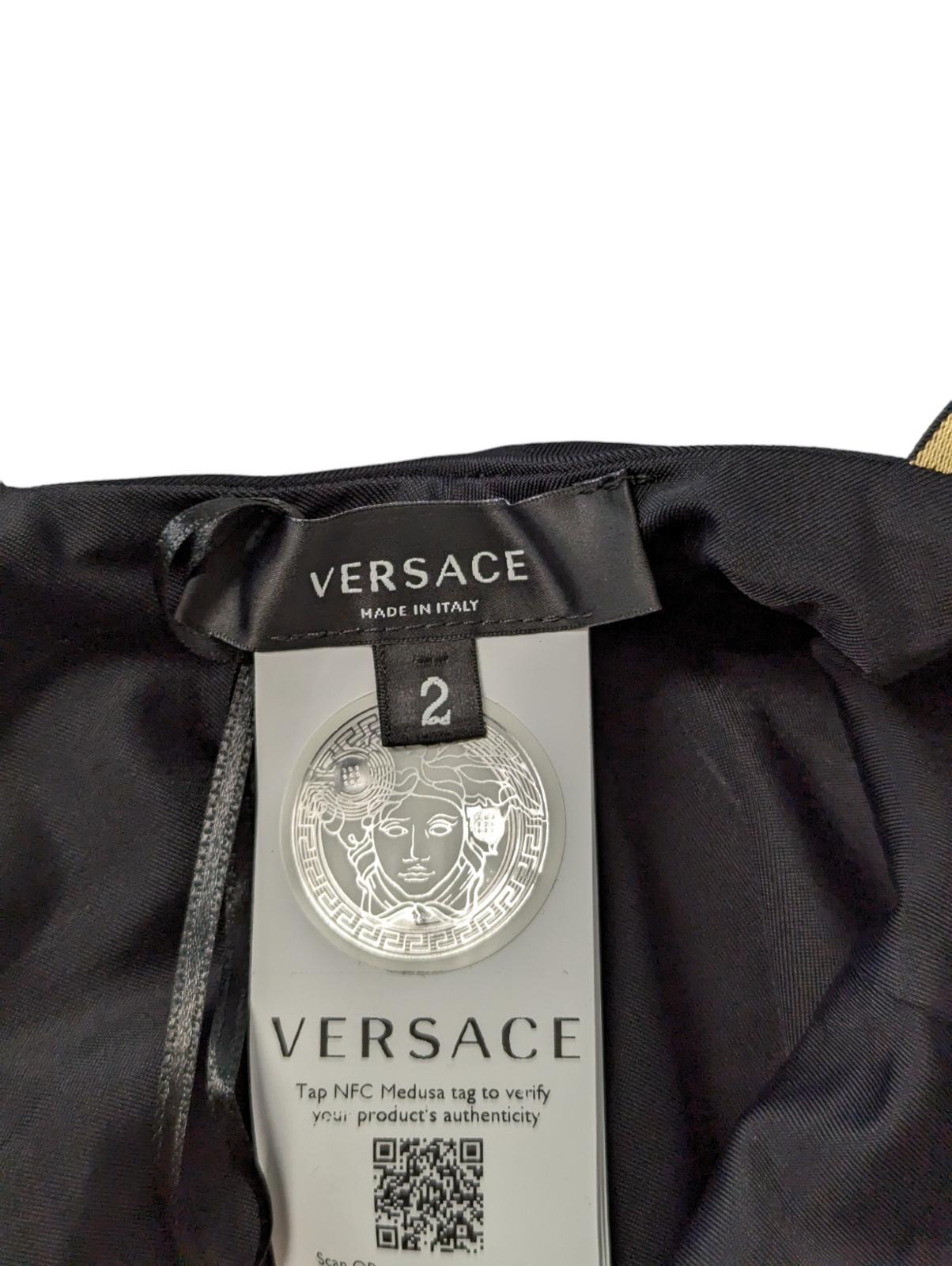 VERSACE Swimming Costume Black Ladies Swimsuit Classic Vita S NEW RRP 235
