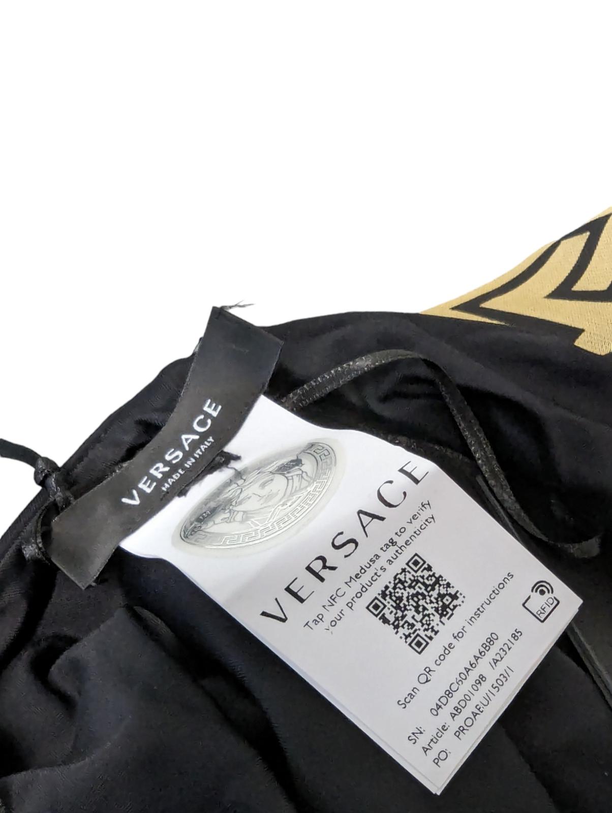 VERSACE Swimming Costume Black Swimsuit Classic One Piece Vita S NEW RRP 235