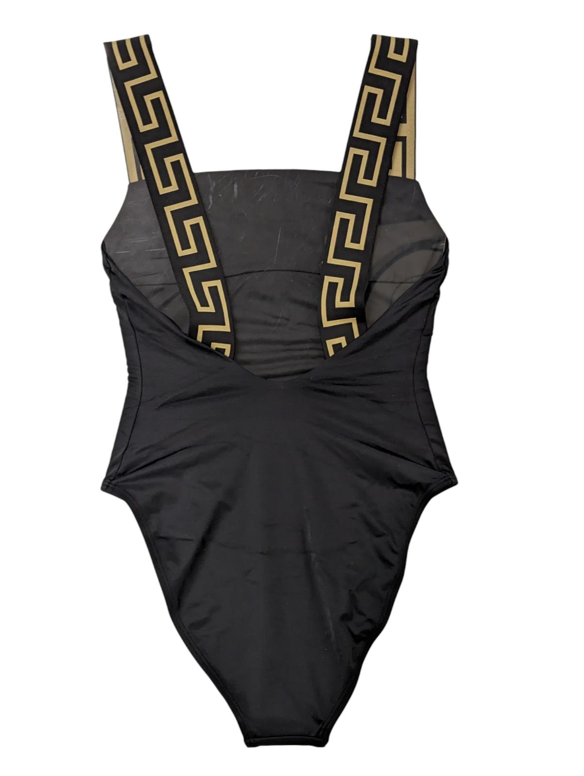 VERSACE Swimming Costumes Black Ladies Swimsuit Classic Vita S NEW RRP 235