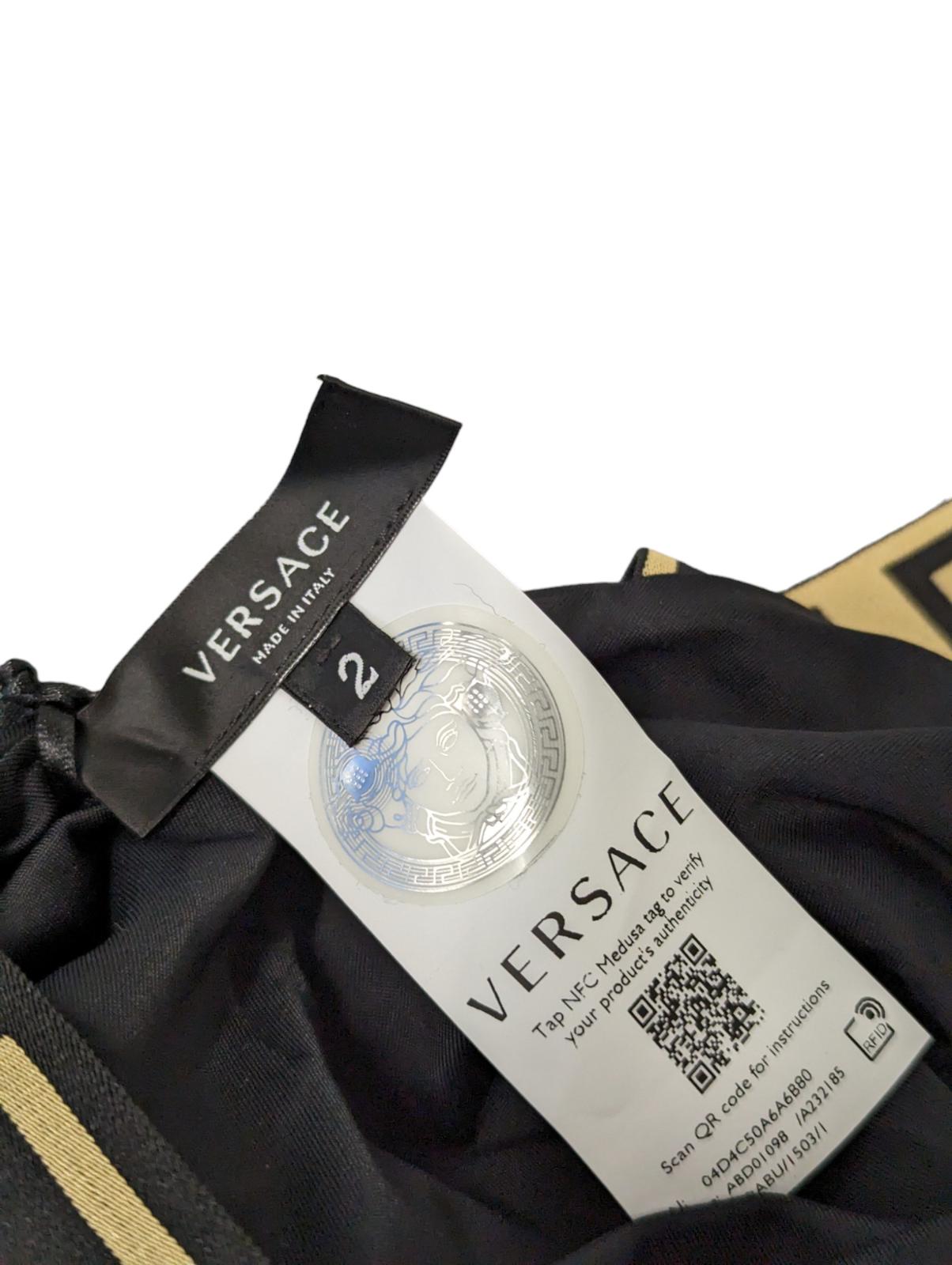 VERSACE Swimming Costumes Black Ladies Swimsuit Classic Vita S NEW RRP 235