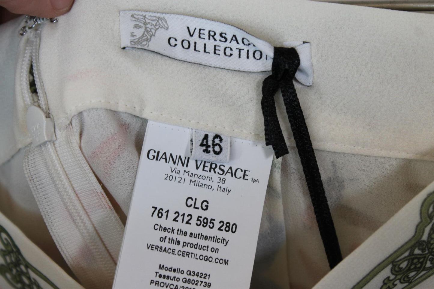 VERSACE Ladies Multicoloured Sealife Print Knee Length Pleated Skirt UK14 BNWT