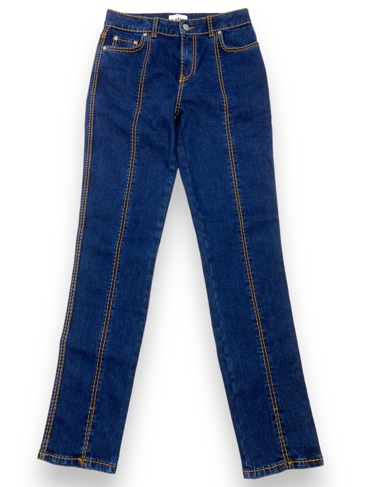 GANNI DENIM JEANS EMBROIDERED - W27 L32