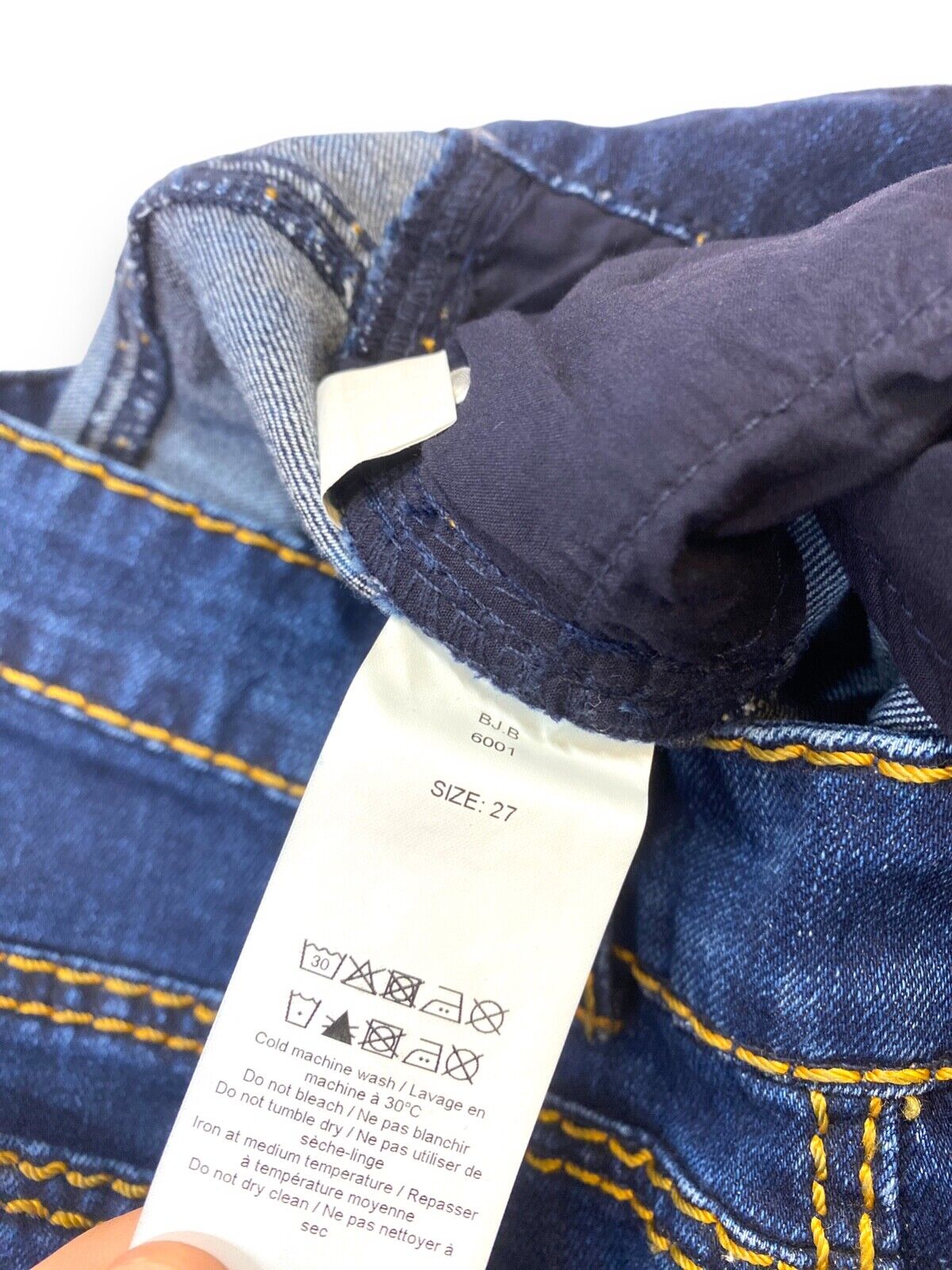 GANNI DENIM JEANS EMBROIDERED - W27 L32