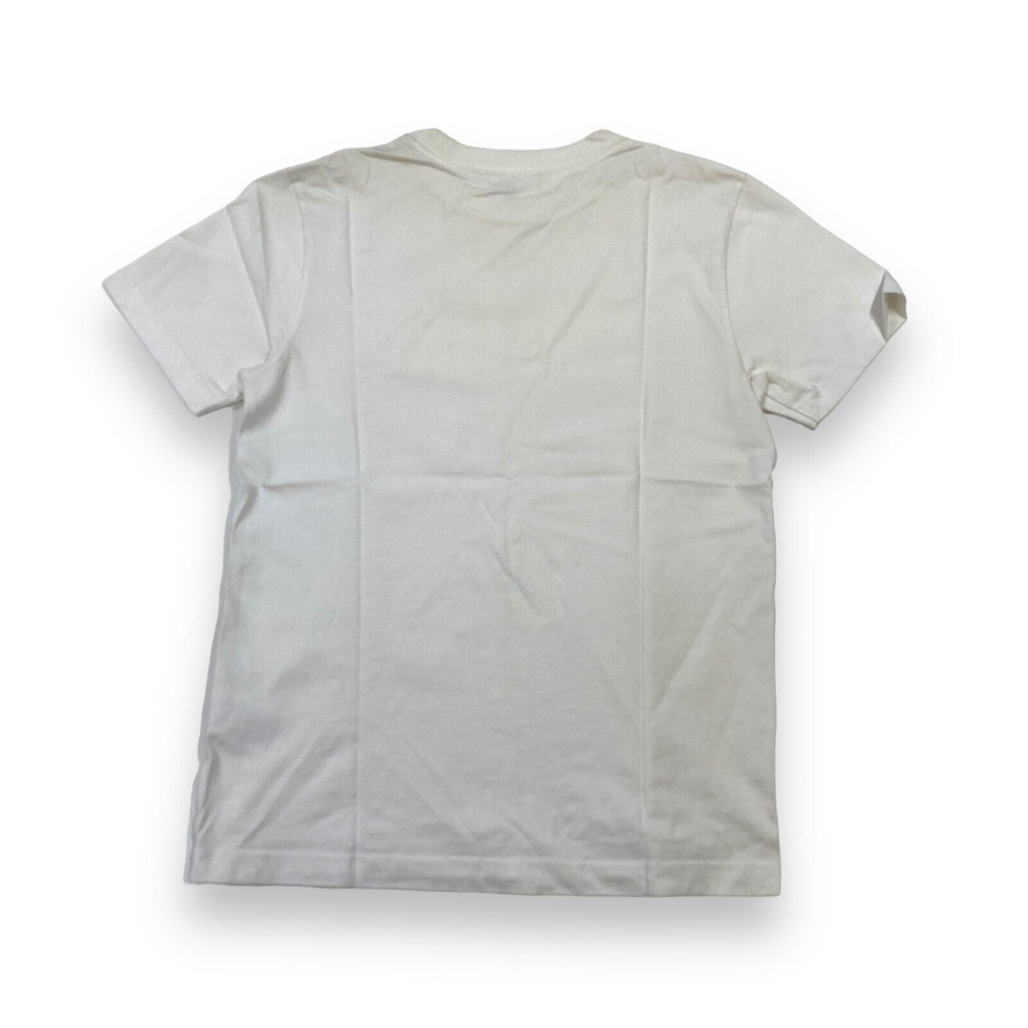 GANNI GLITTER COTTON SS T SHIRT - EXTRA SMALL - WHITE