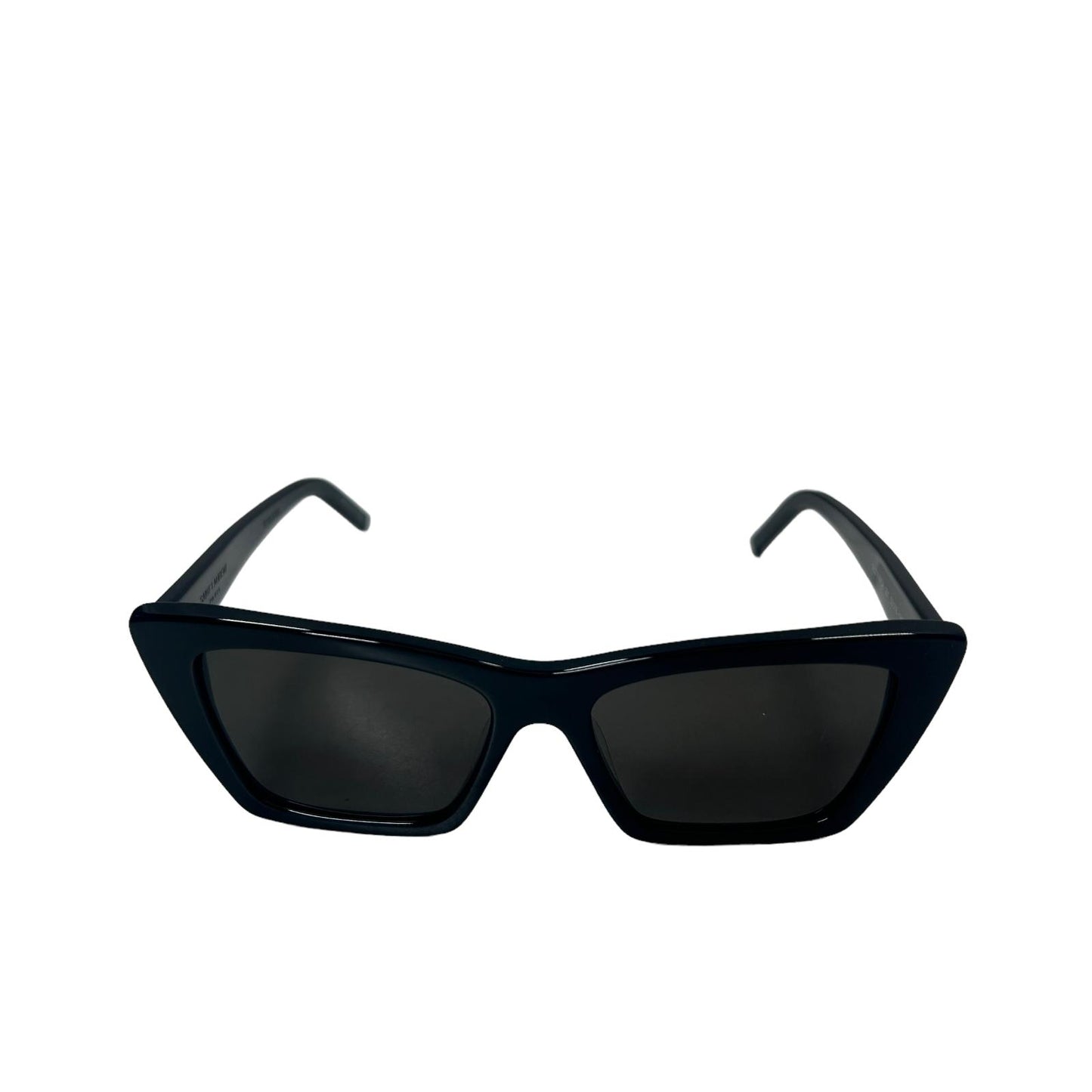 SAINT LAURENT MICA UNISEX SL276 CAT EYE ACETATE SQUARE SUNGLASSES  - BLACK - NEW