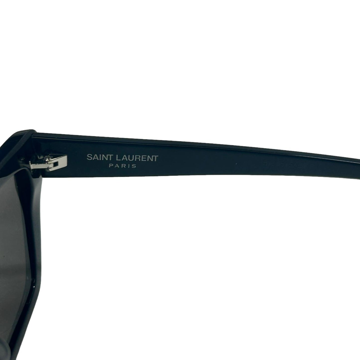 SAINT LAURENT MICA UNISEX SL276 CAT EYE ACETATE SQUARE SUNGLASSES  - BLACK - NEW
