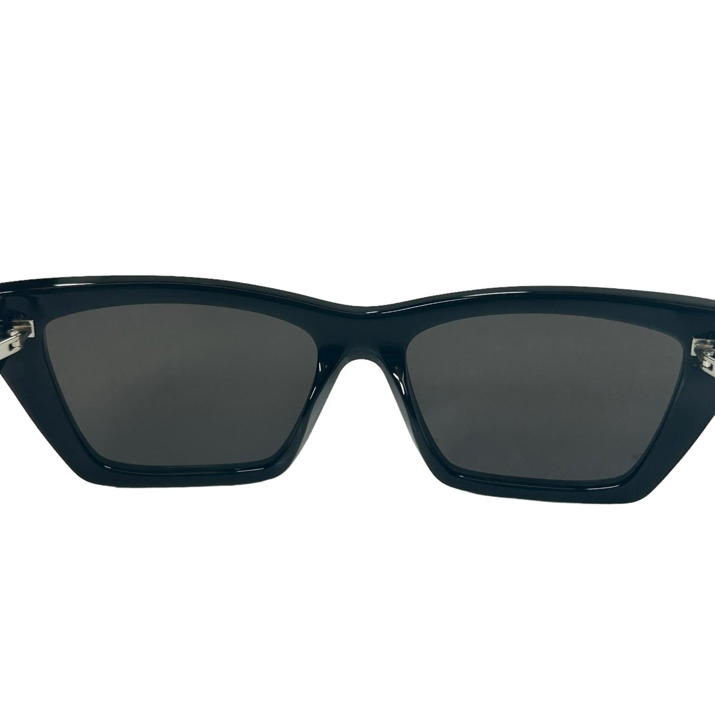 SAINT LAURENT MICA UNISEX SL276 CAT EYE ACETATE SQUARE SUNGLASSES  - BLACK - NEW