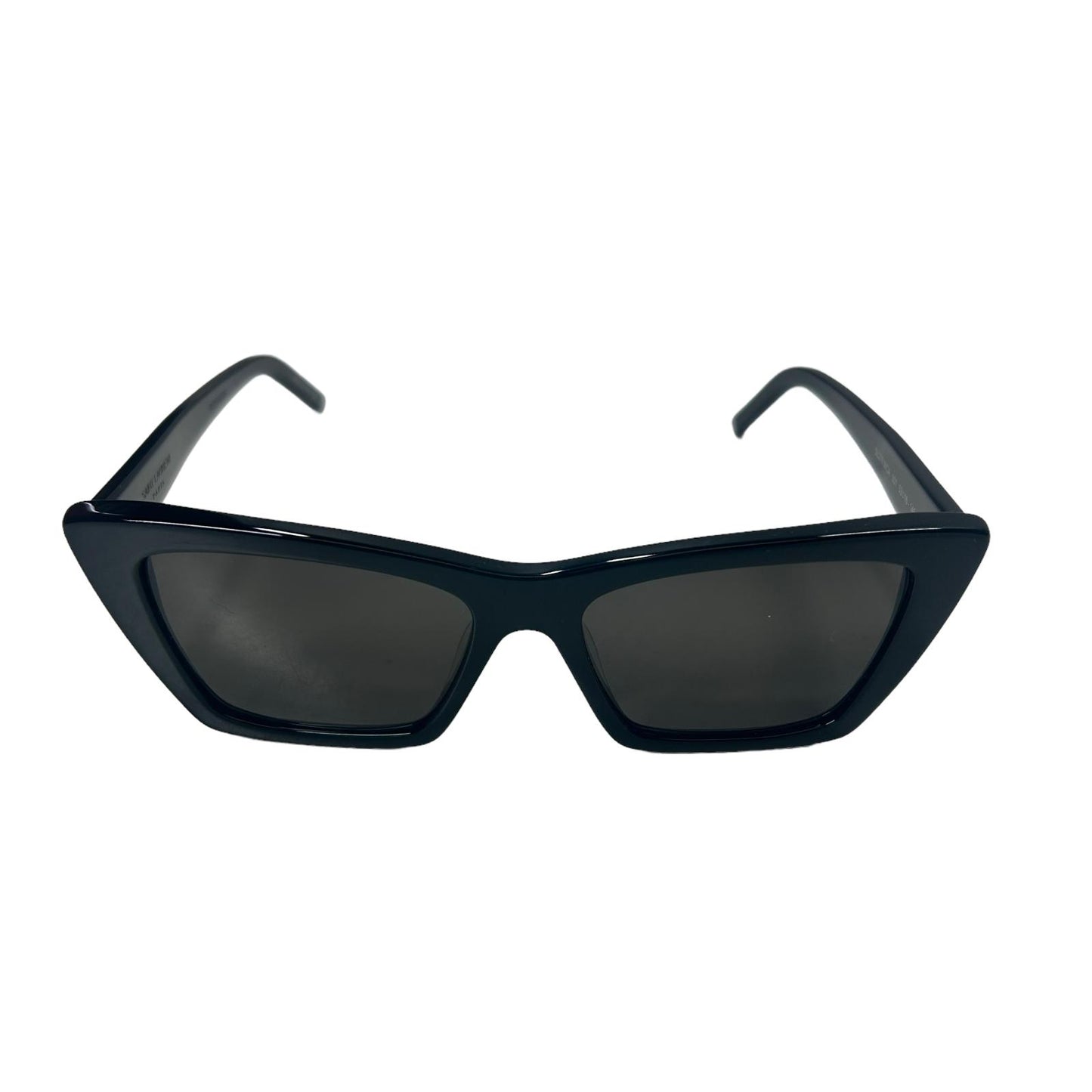 SAINT LAURENT MICA UNISEX SL276 CAT EYE ACETATE SQUARE SUNGLASSES  - BLACK - NEW