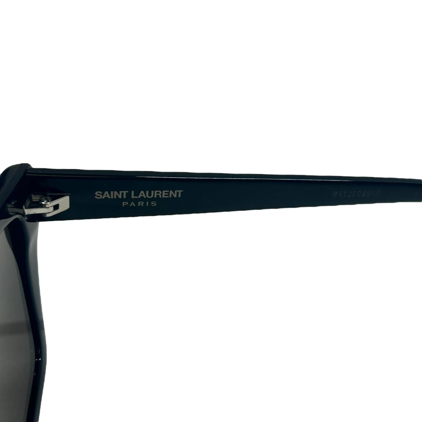 SAINT LAURENT MICA UNISEX SL276 CAT EYE ACETATE SQUARE SUNGLASSES BLACK 1 NEW