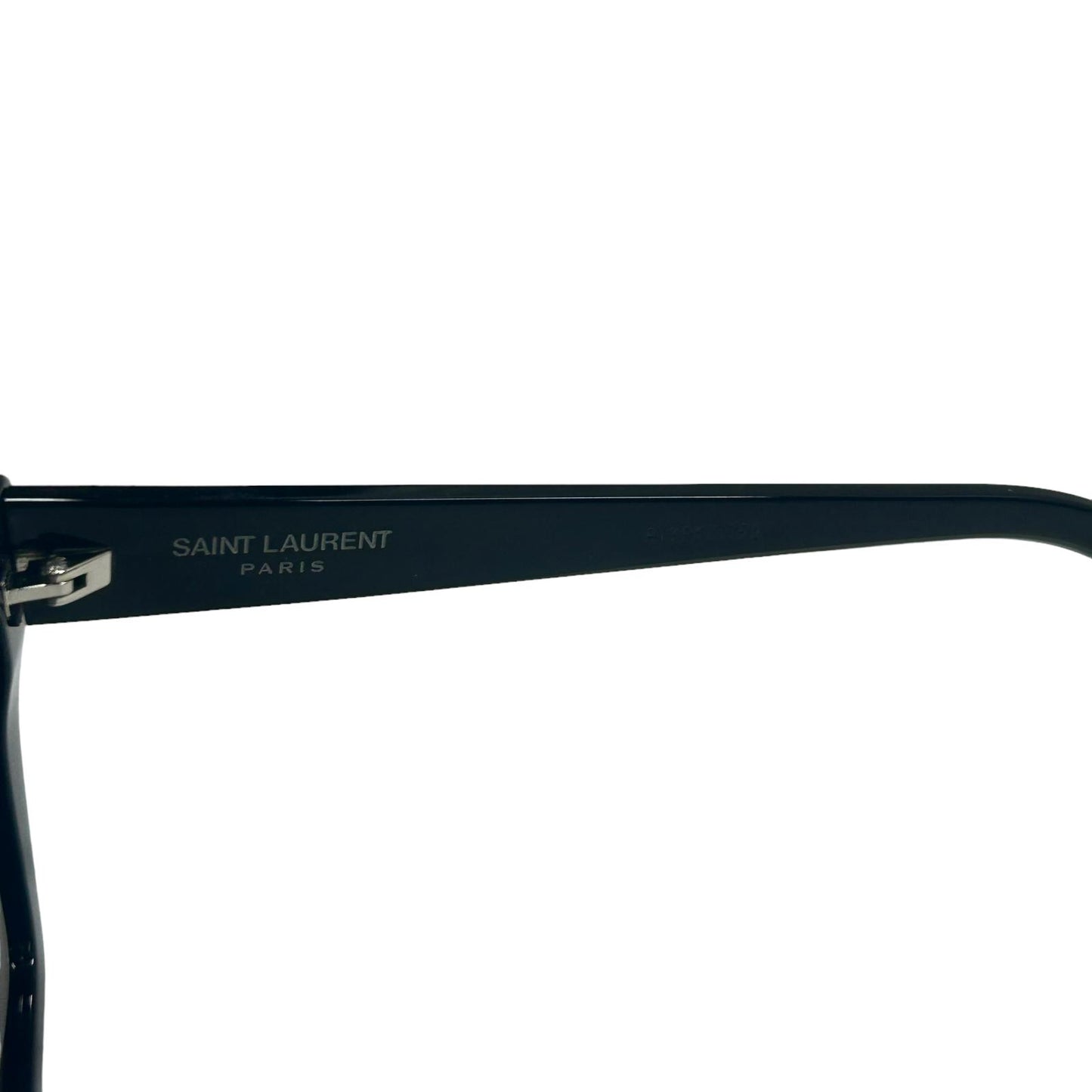 SAINT LAURENT MICA UNISEX SL276 CAT EYE ACETATE SQUARE SUNGLASSES BLACK 3 NEW