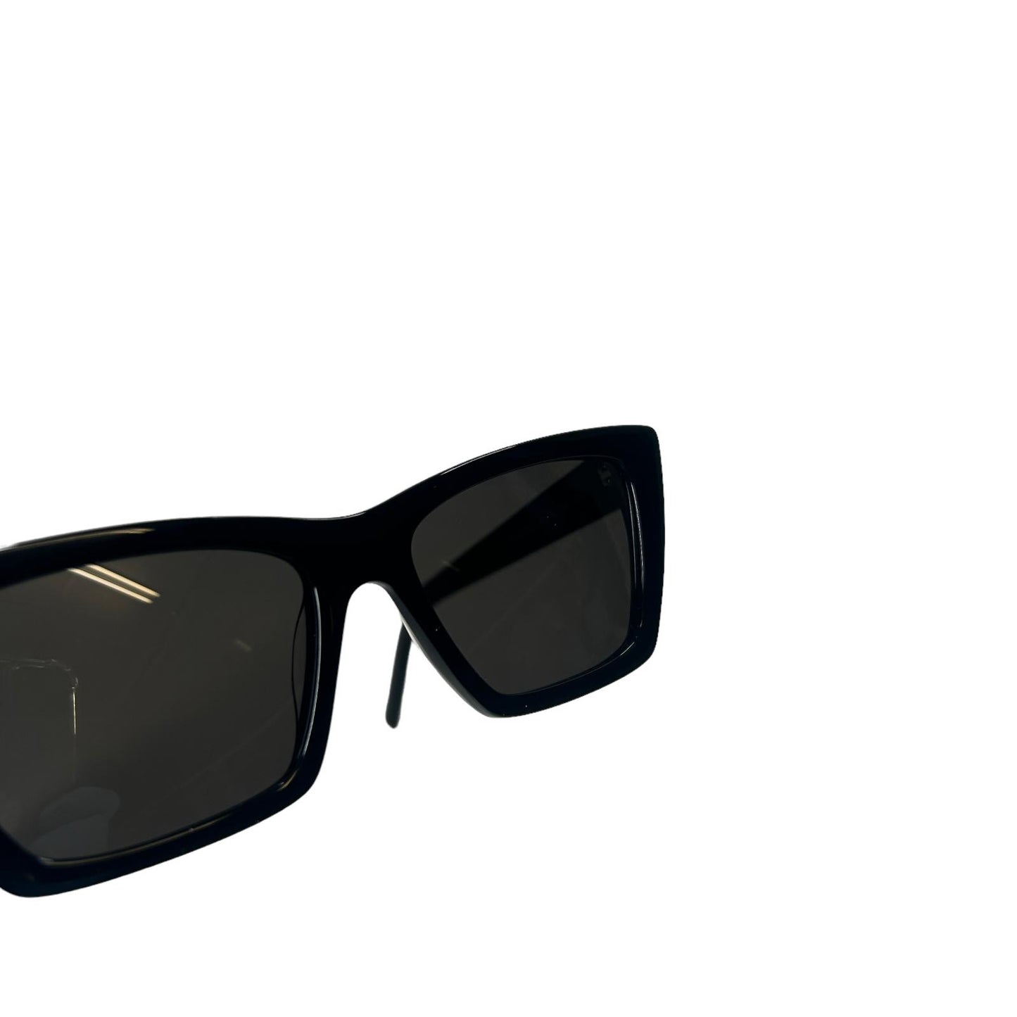 SAINT LAURENT MICA UNISEX SL276 CAT EYE ACETATE SQUARE SUNGLASSES BLACK 4 NEW