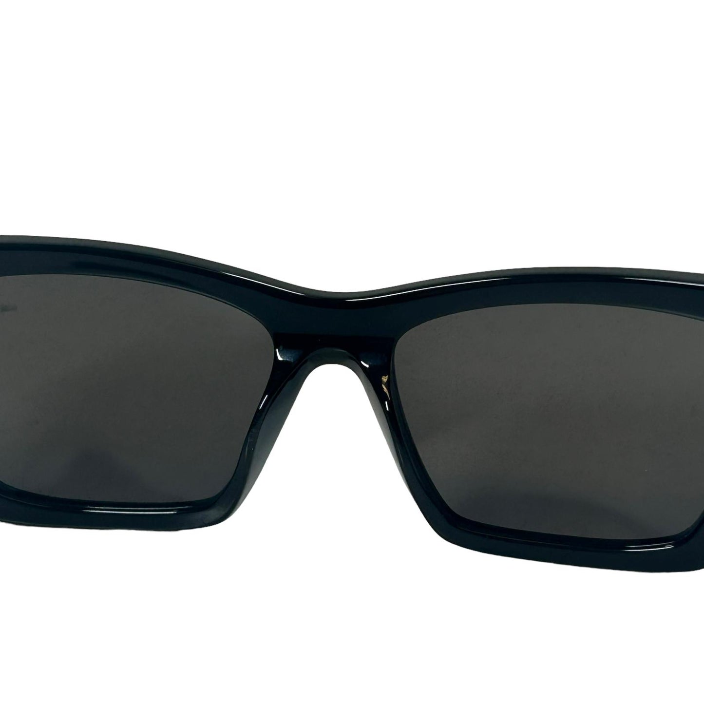 SAINT LAURENT MICA UNISEX SL276 CAT EYE ACETATE SQUARE SUNGLASSES BLACK 7 NEW