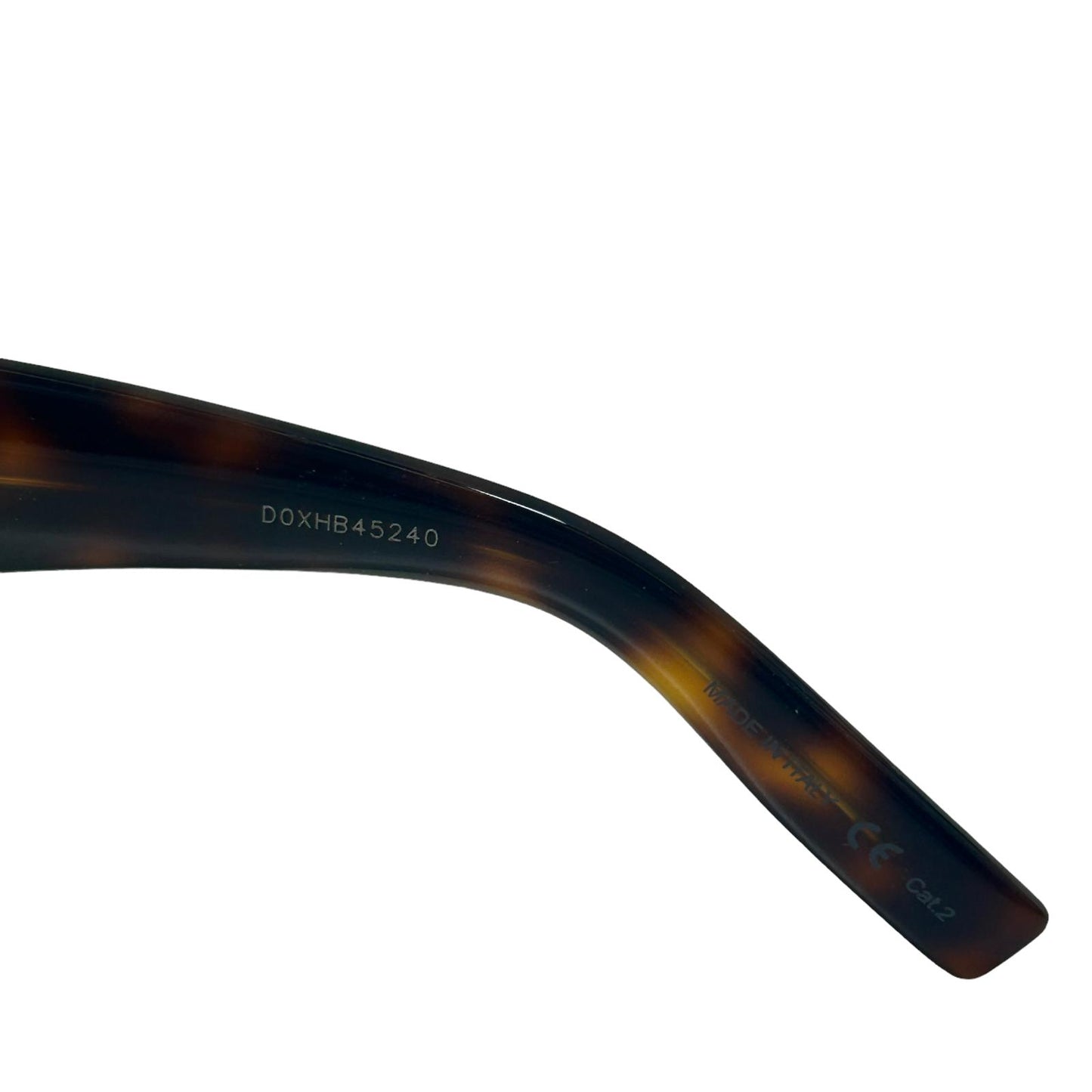 SAINT LAURENT SL M94 OVERSIZED CAT EYE YSL LOGO SUNGLASSES HAVANA BROWN NEW