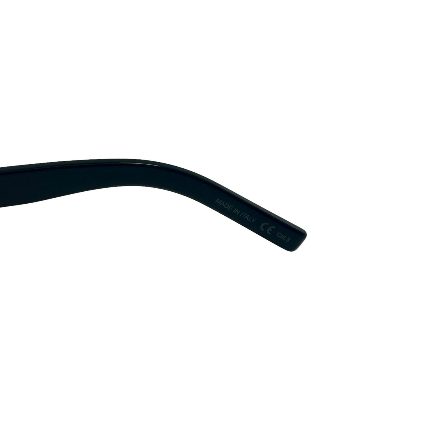 SAINT LAURENT WAYFERER SQUARE LENS ACETATE BLACK SUNGLASSES - BLACK NEW