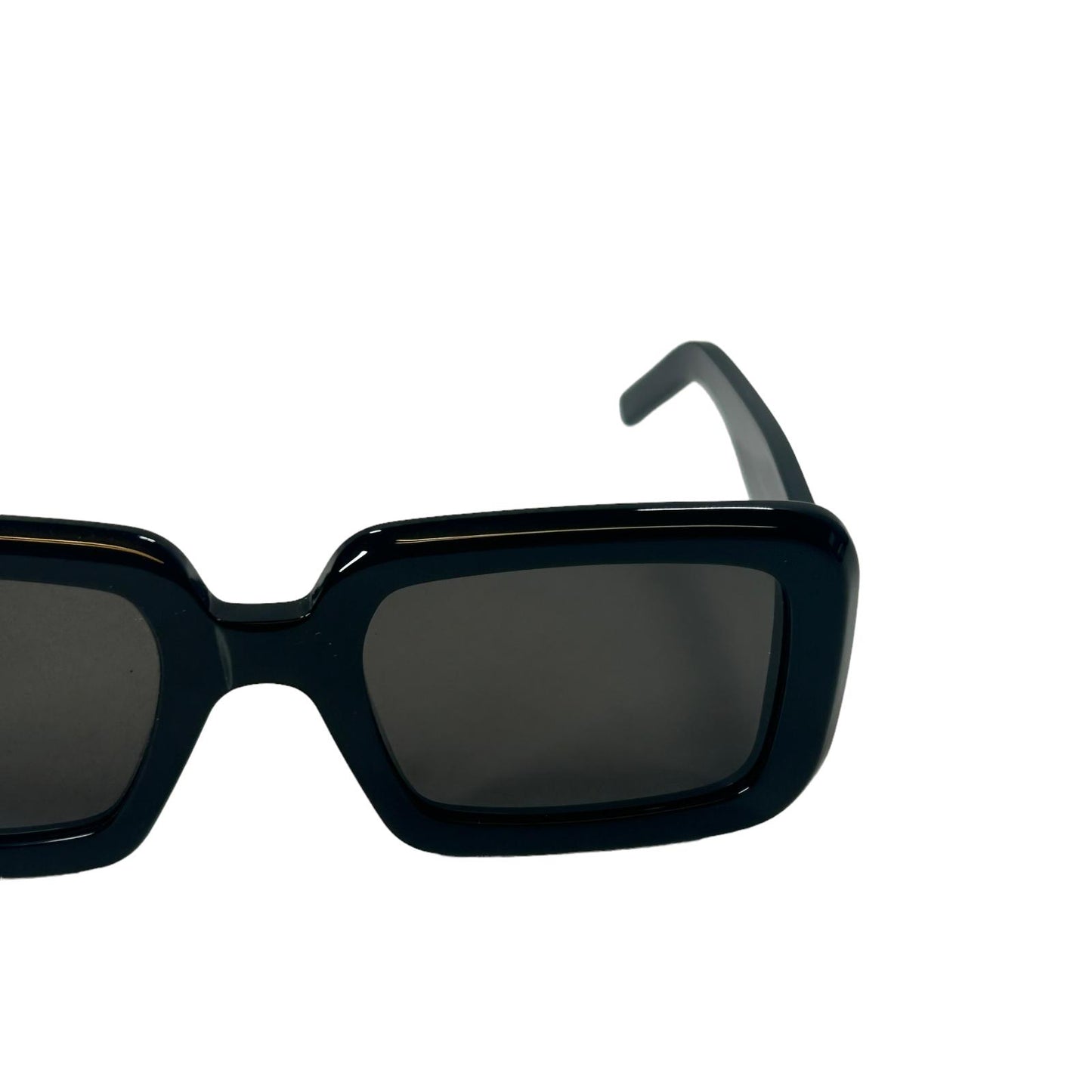 SAINT LAURENT SL 534 SUNRISE BIEBER SQUARE LENS ACETATE SUNGLASSES BLACK NEW