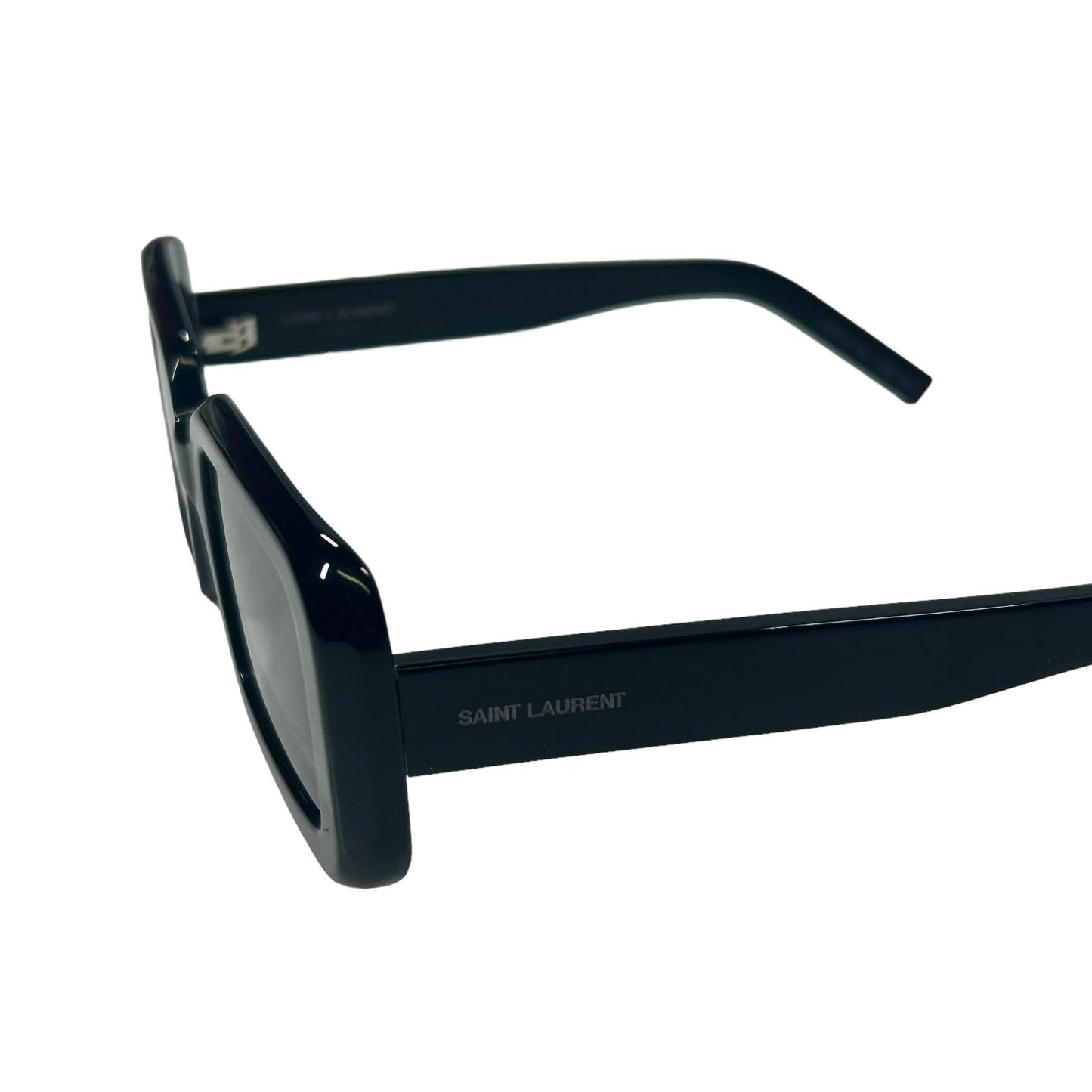SAINT LAURENT SL 534 SUNRISE BIEBER SQUARE LENS ACETATE SUNGLASSES BLACK NEW