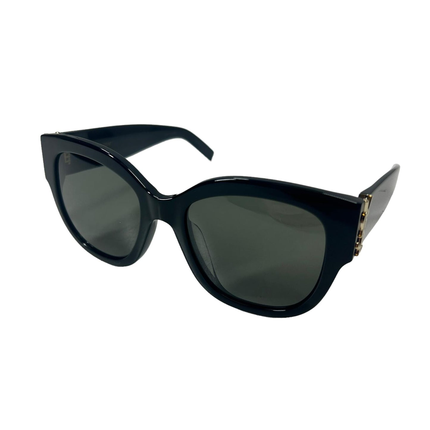 SAINT LAURENT SL M95 THICK RIM OVERSIZED SQUARE YSL LOGO ACETATE SUNGLASSES NEW