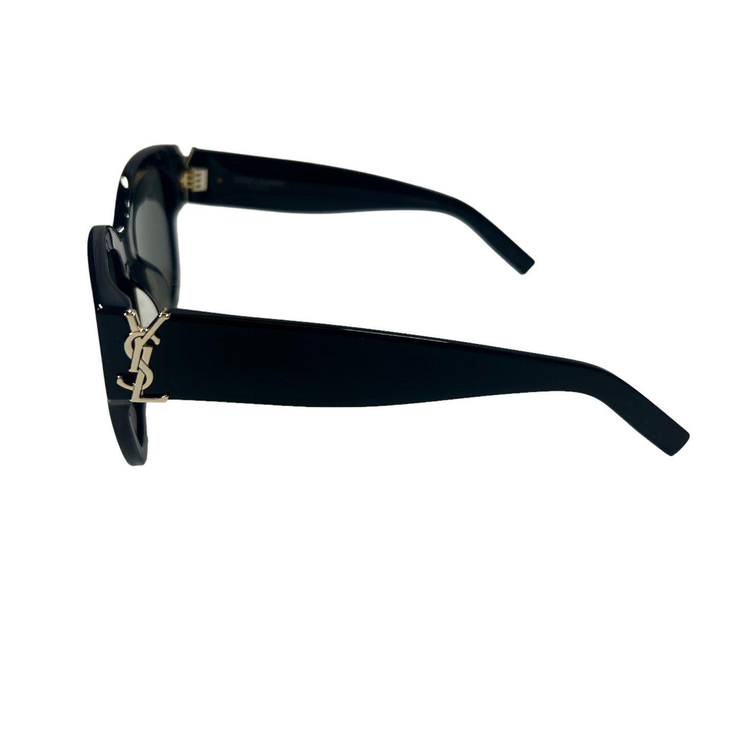 SAINT LAURENT SL M95 THICK RIM OVERSIZED SQUARE YSL LOGO ACETATE SUNGLASSES NEW