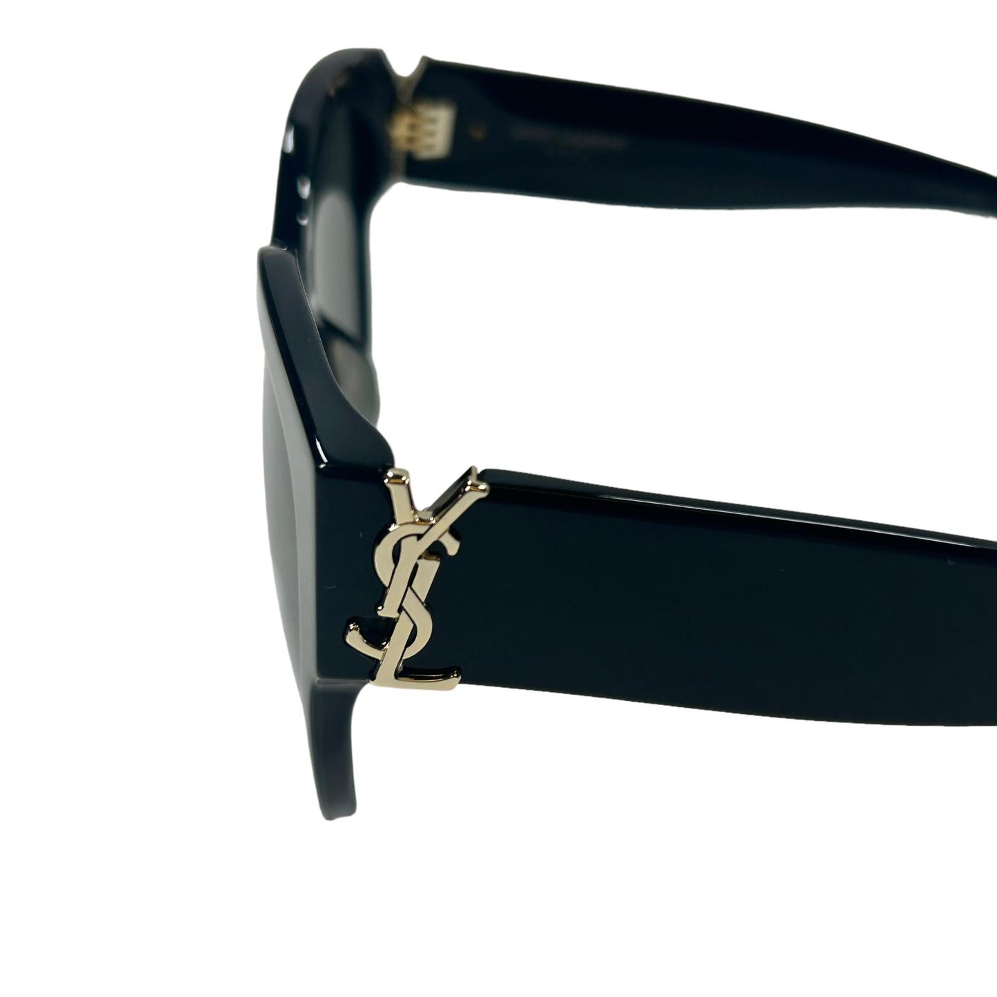 SAINT LAURENT SL M95 THICK RIM OVERSIZED SQUARE YSL LOGO ACETATE SUNGLASSES NEW