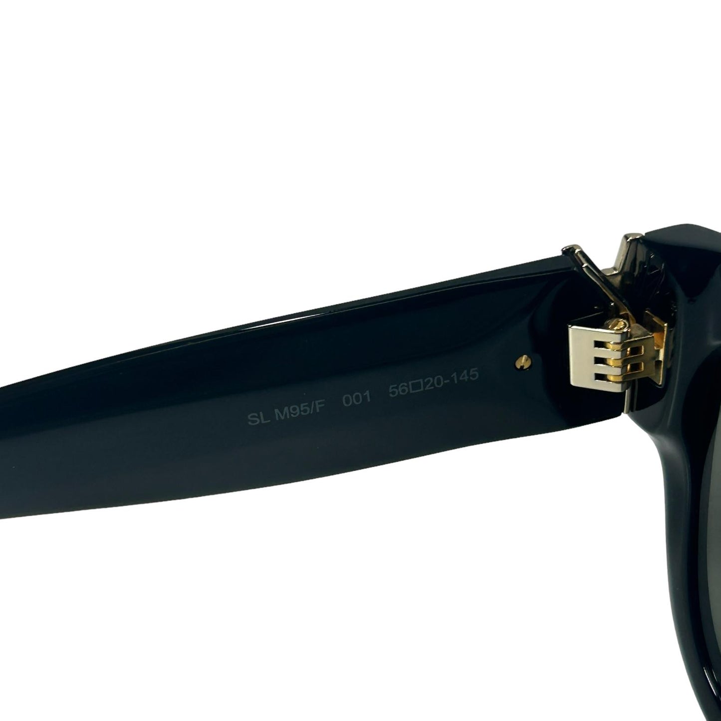 SAINT LAURENT SL M95 THICK RIM OVERSIZED SQUARE YSL LOGO ACETATE SUNGLASSES NEW