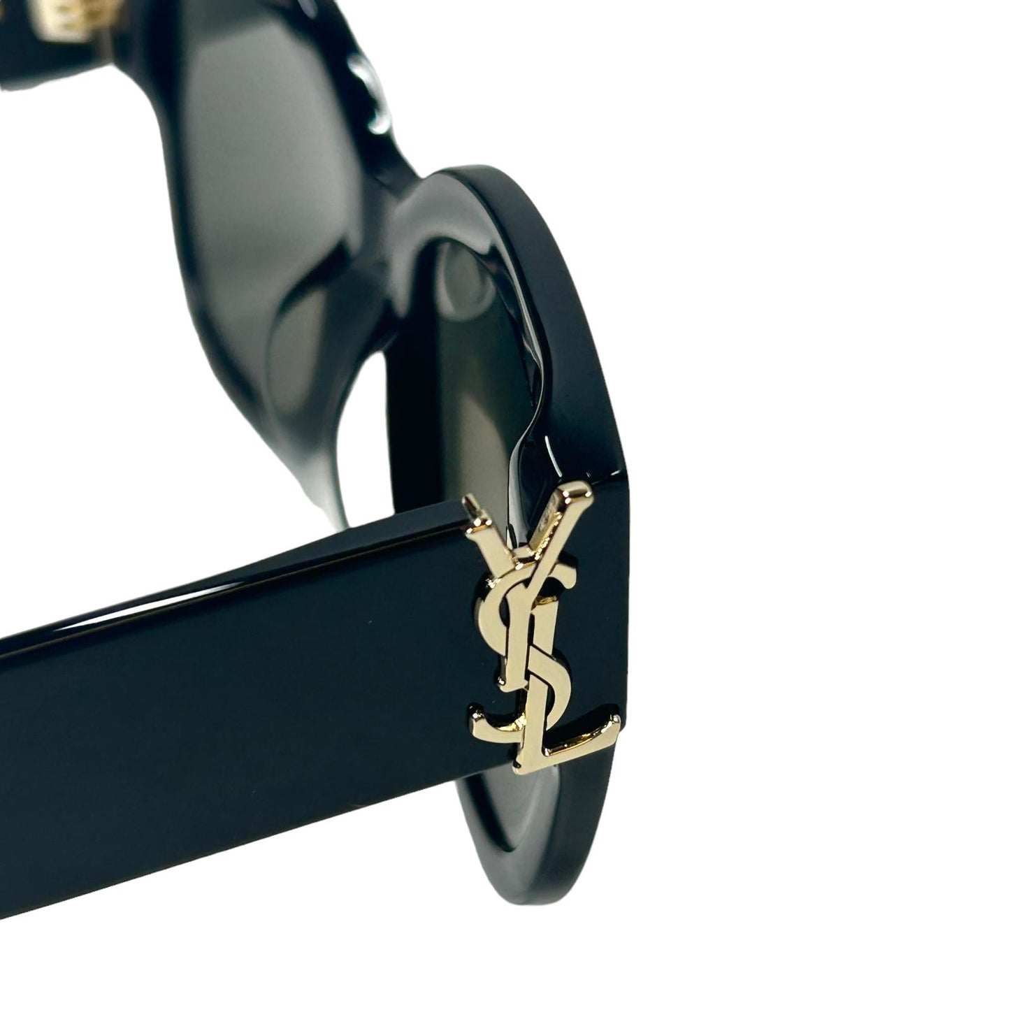 SAINT LAURENT SL M95 THICK RIM OVERSIZED SQUARE YSL LOGO ACETATE SUNGLASSES NEW