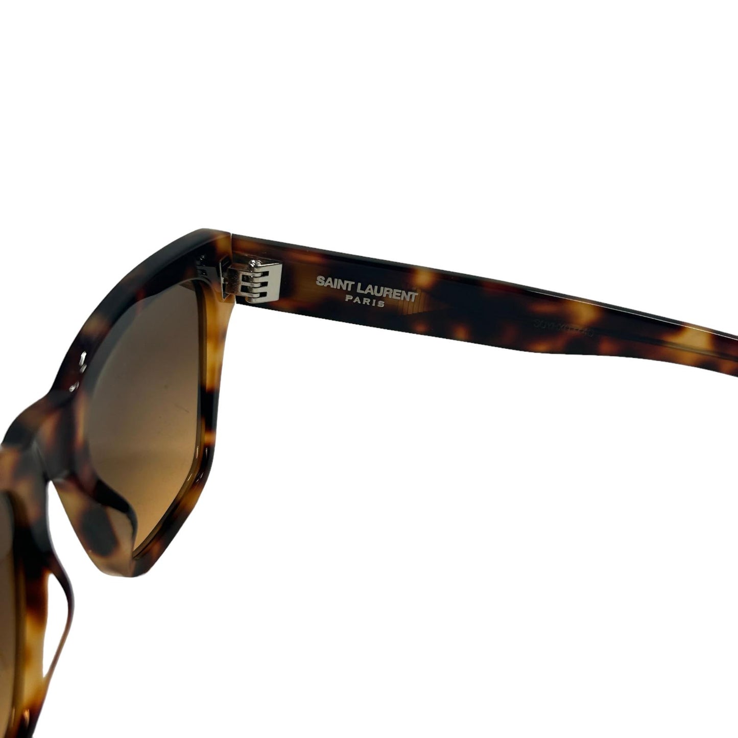SAINT LAURENT SL 560 CLASSIC SQUARE ACETATE SUNGLASSES - HAVANA BROWN - NEW