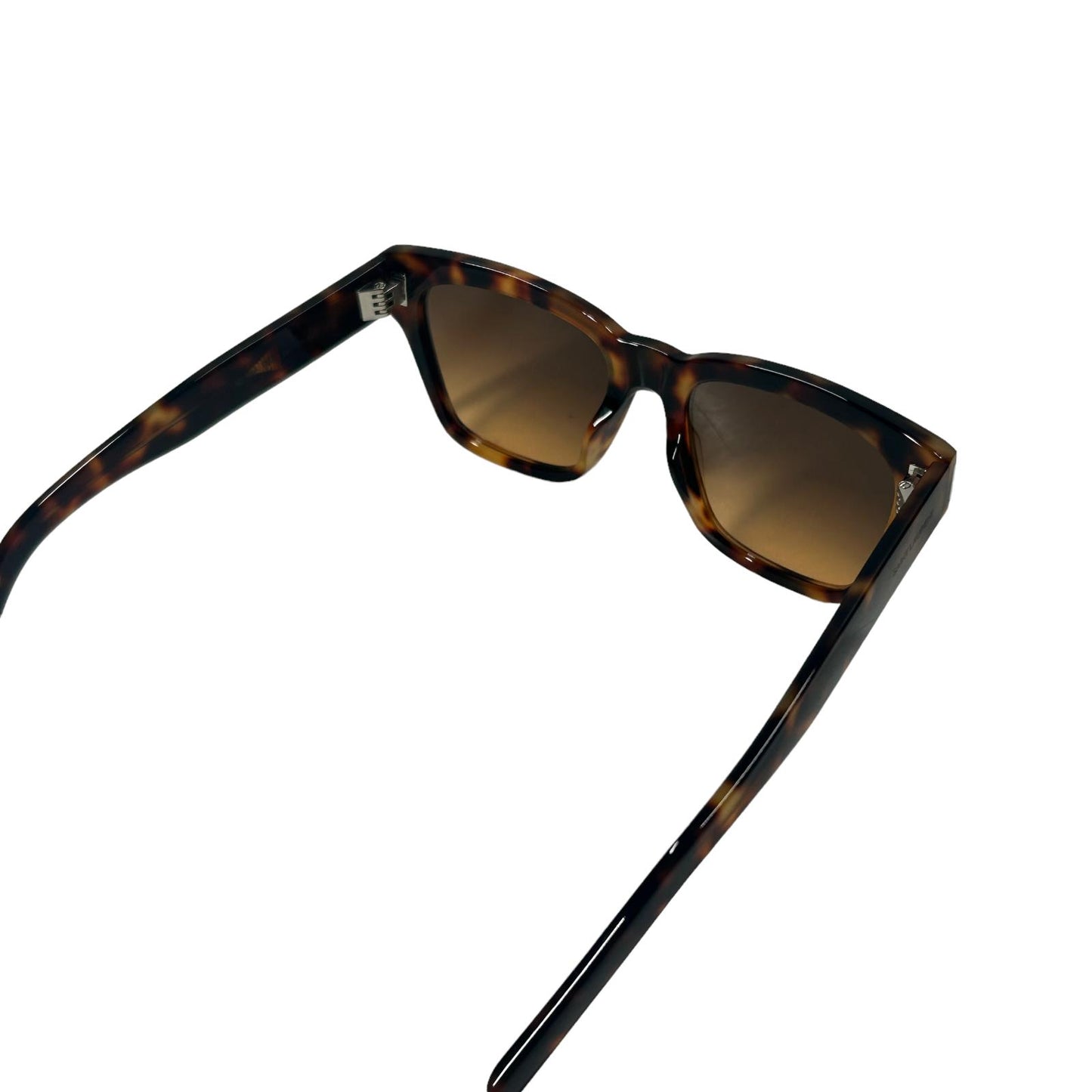 SAINT LAURENT SL 560 CLASSIC SQUARE ACETATE SUNGLASSES - HAVANA BROWN - NEW