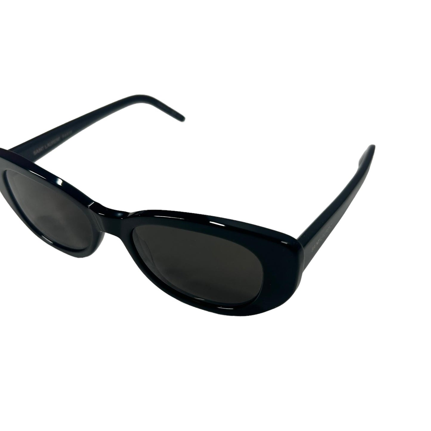 SAINT LAURENT UNISEX SL316 BETTY CAT EYE ACETATE SUNGLASSES - BLACK - NEW