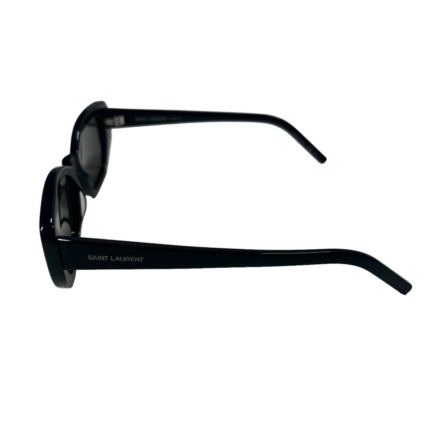 SAINT LAURENT UNISEX SL316 BETTY CAT EYE ACETATE SUNGLASSES - BLACK - NEW