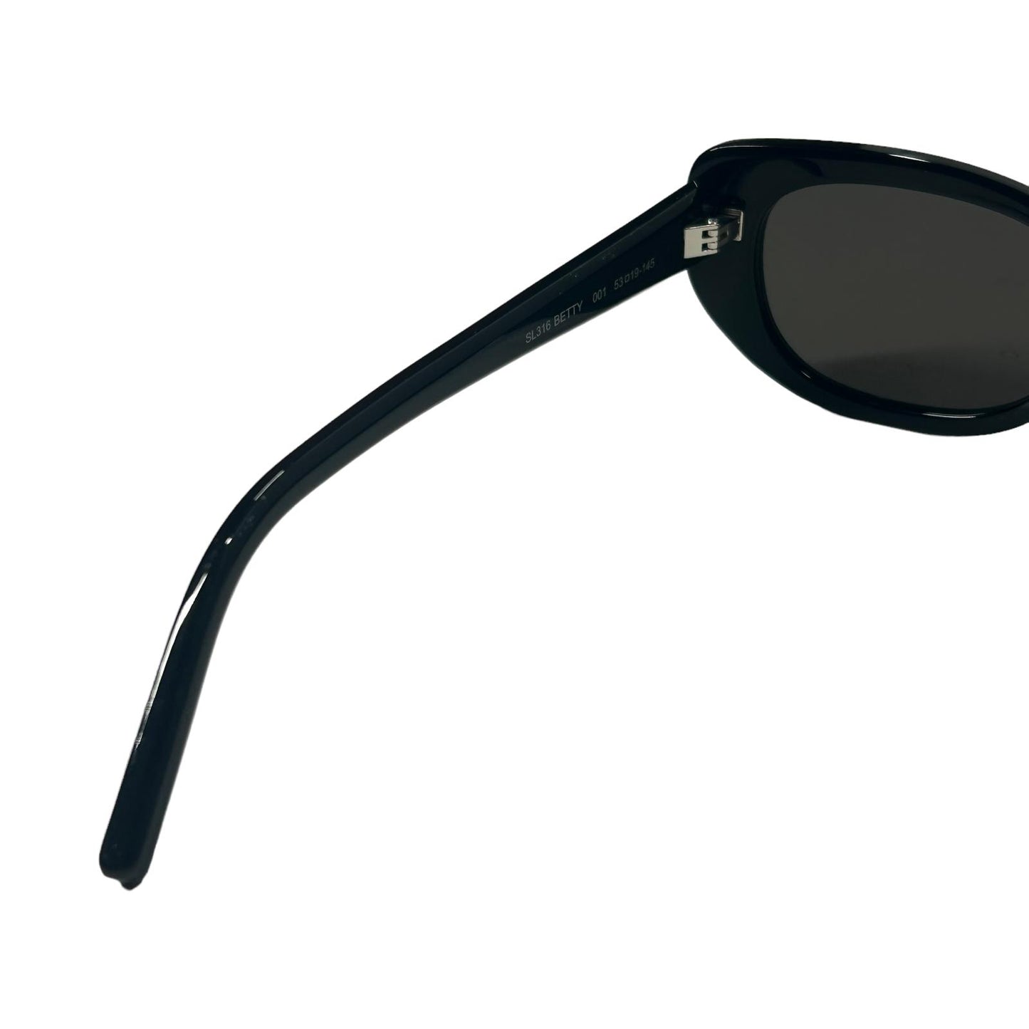 SAINT LAURENT UNISEX SL316 BETTY CAT EYE ACETATE SUNGLASSES - BLACK - NEW