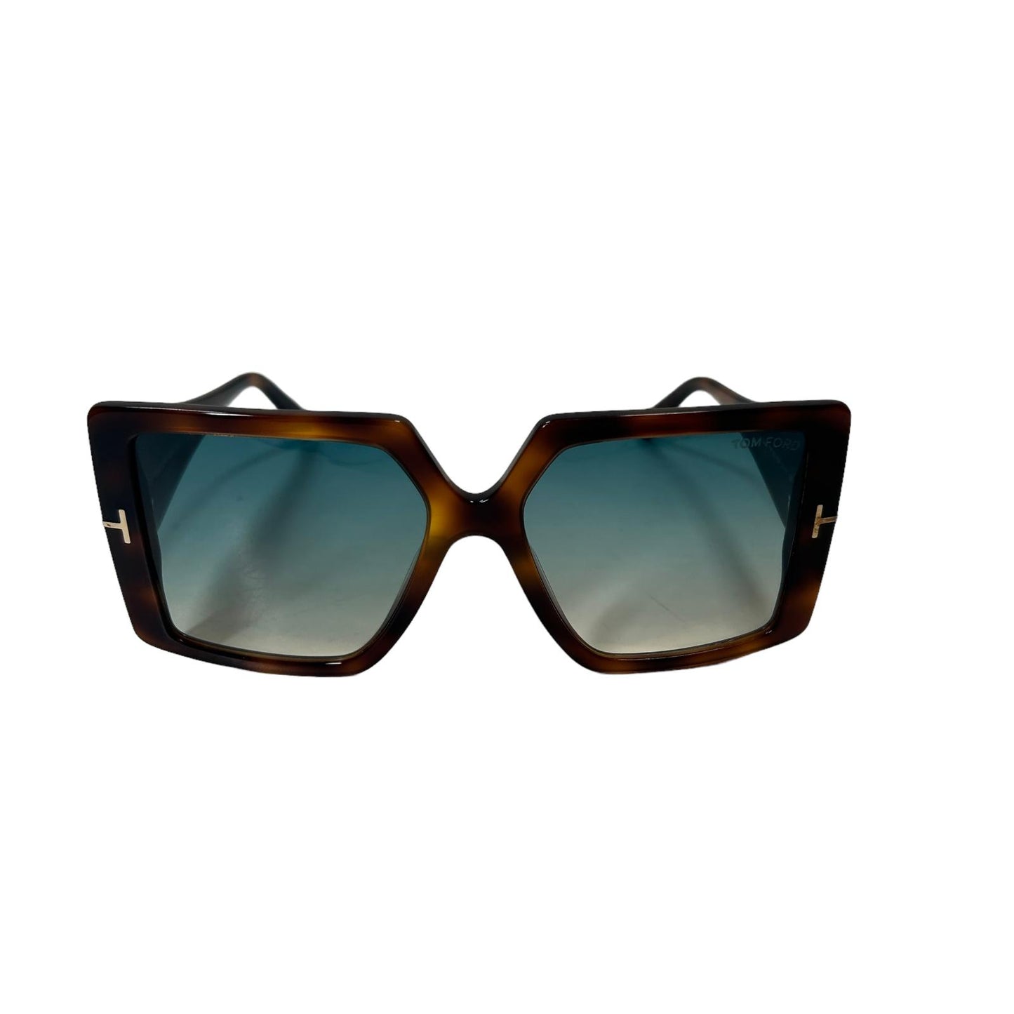 TOM FORD QUINN TF790 53P OVERSIZED RECTANGLE FRAME ACETATE TORTOISE SHELL NEW