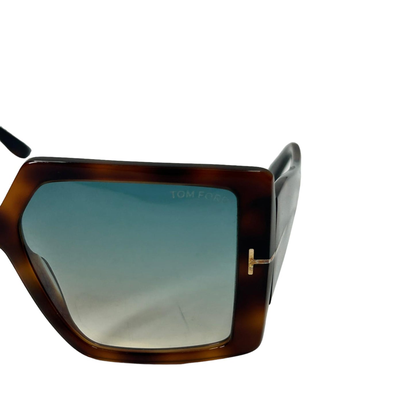 TOM FORD QUINN TF790 53P OVERSIZED RECTANGLE FRAME ACETATE TORTOISE SHELL NEW