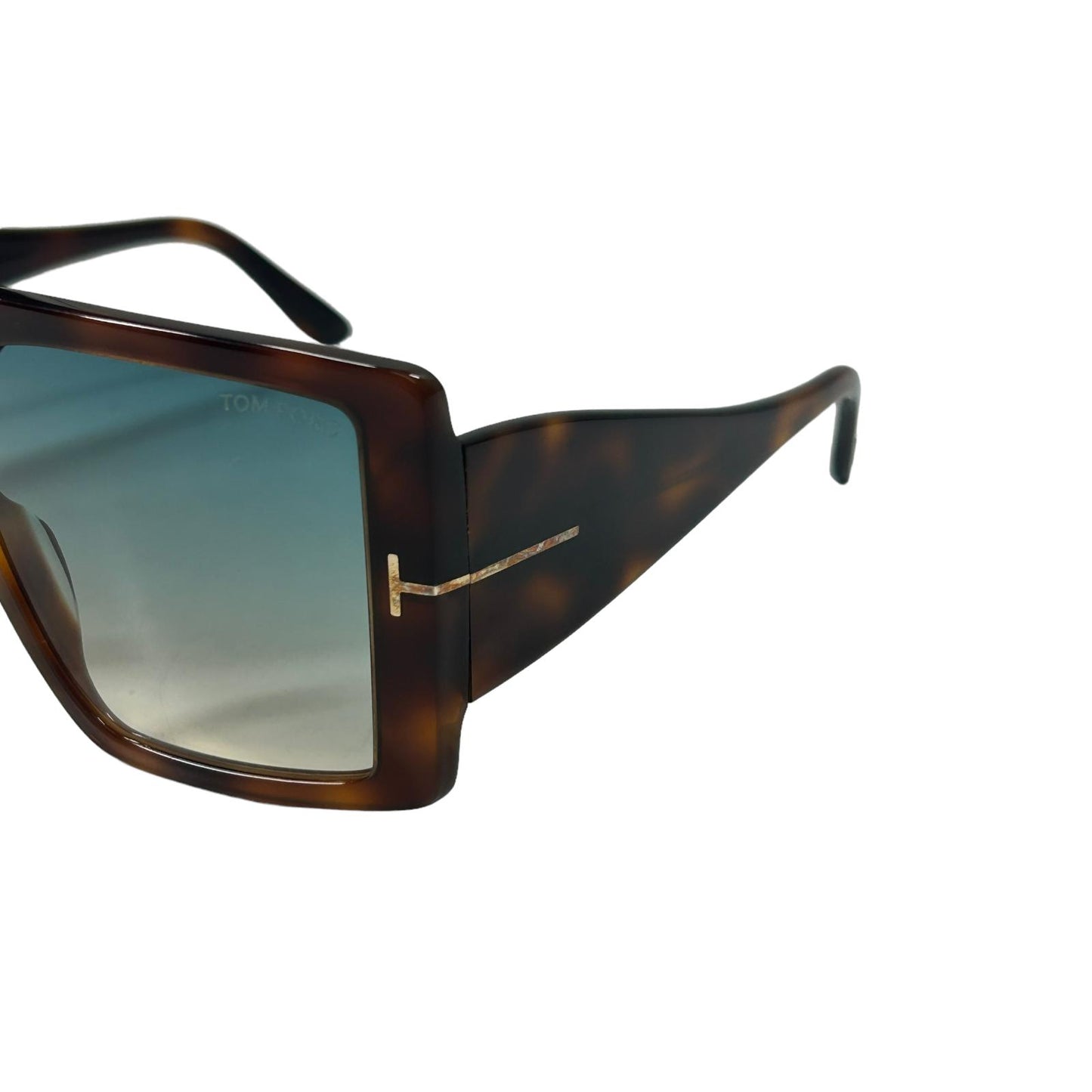 TOM FORD QUINN TF790 53P OVERSIZED RECTANGLE FRAME ACETATE TORTOISE SHELL NEW