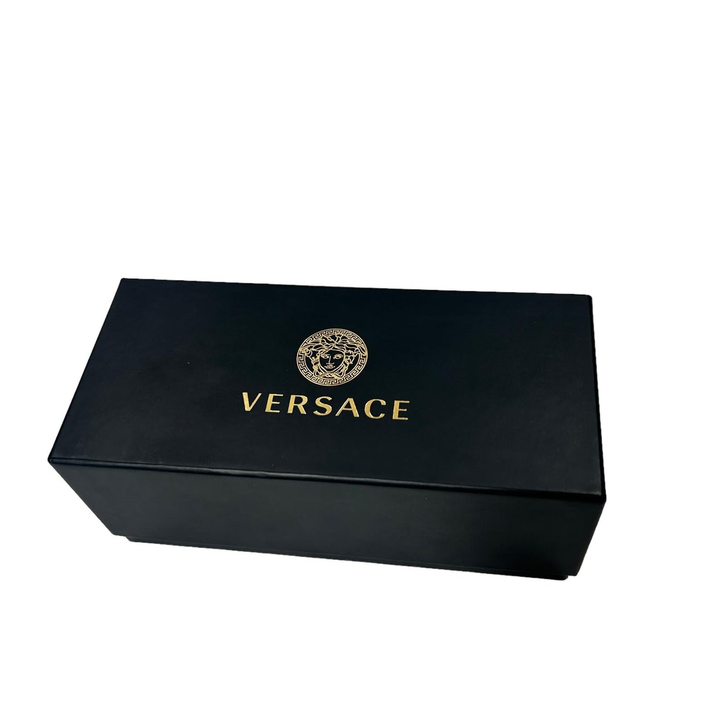 VERSACE 0VE4361 MEDUSA BIGGIE SIDE LOGO RECTANGLE ACETATE SUNGLASSES BLACK NEW