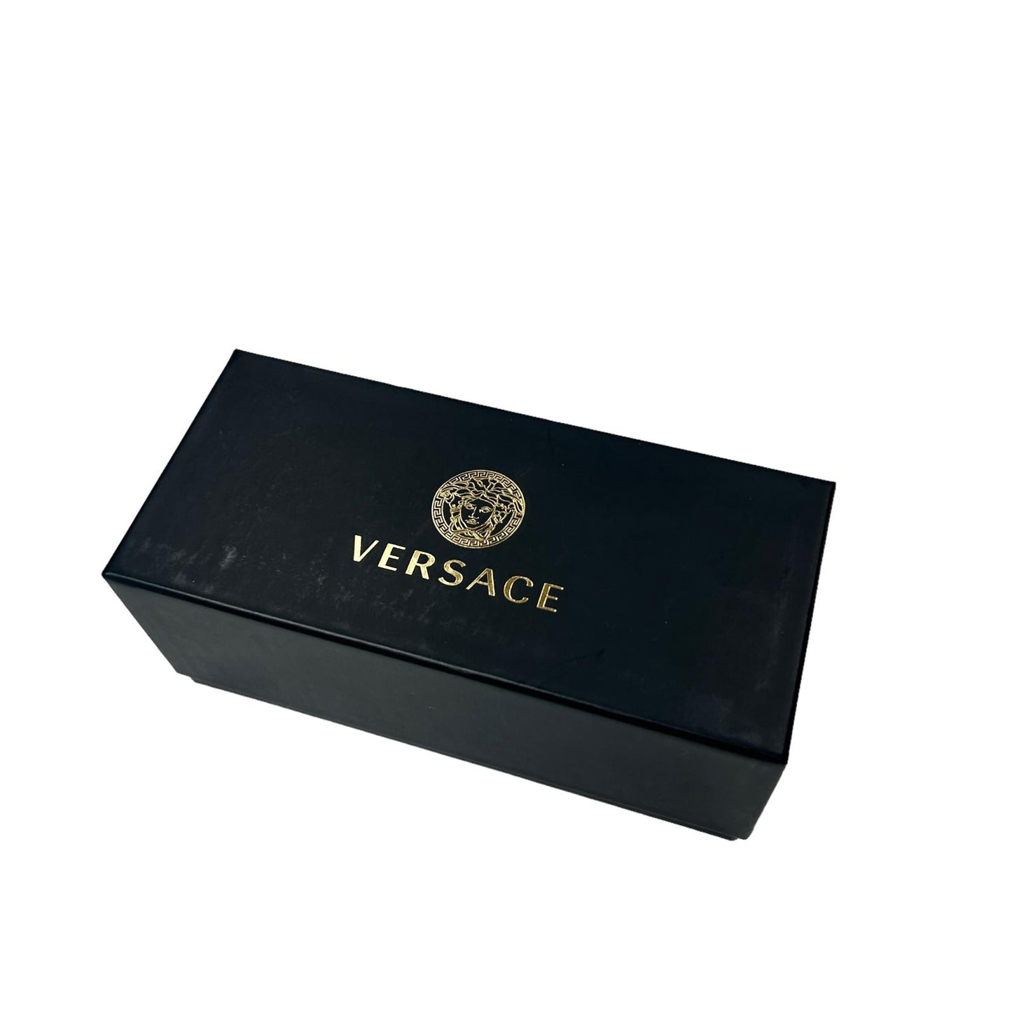 VERSACE 0VE4361 MEDUSA BIGGIE SIDE LOGO RECTANGLE ACETATE SUNGLASSES BLACK 2 NEW