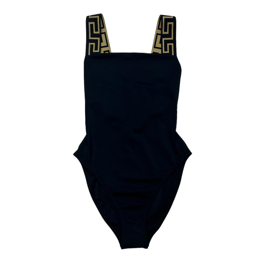 VERSACE SWIMWEAR GRECA BORDER ONE PIECE SWIMSUIT - LYCRA - SIZE 2 - SMALL - NEW