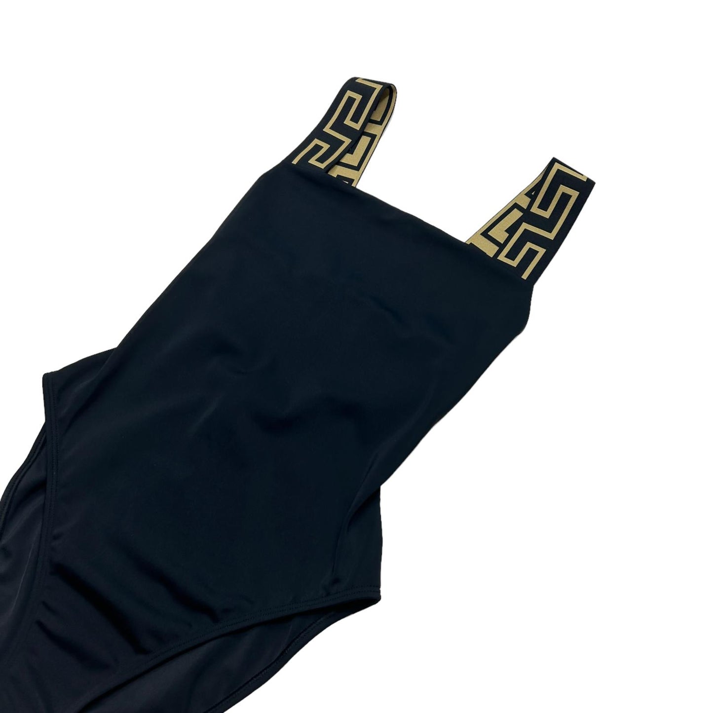 VERSACE SWIMWEAR GRECA BORDER ONE PIECE SWIMSUIT - LYCRA - SIZE 2 - SMALL - NEW