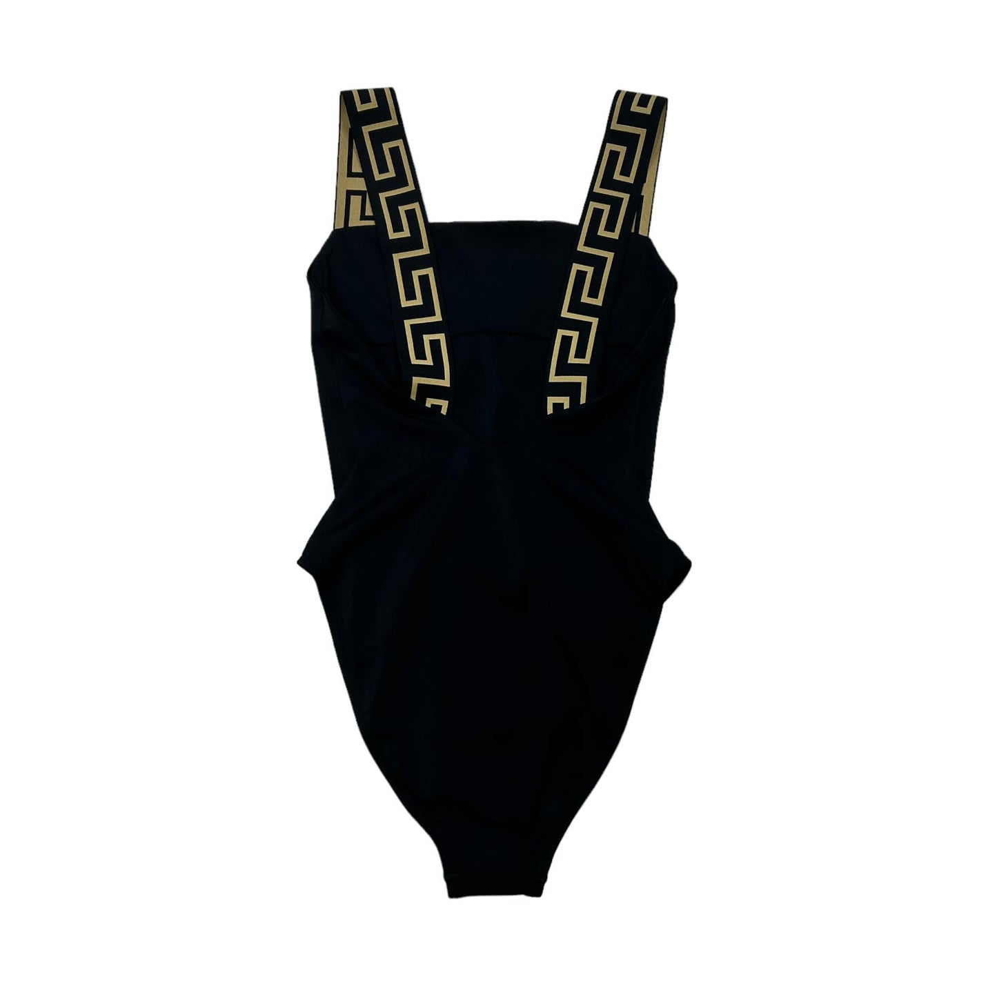 VERSACE SWIMWEAR GRECA BORDER ONE PIECE SWIMSUIT - LYCRA - SIZE 2 - SMALL - NEW