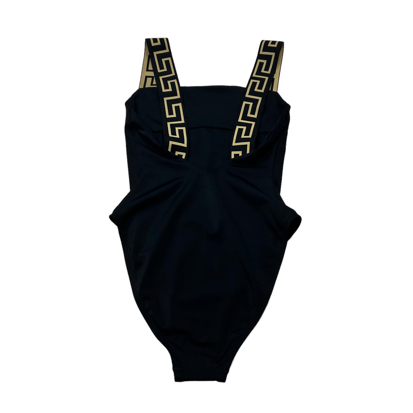 VERSACE SWIMWEAR GRECA BORDER ONE PIECE SWIMSUIT - LYCRA - SIZE 2 - SMALL - NEW