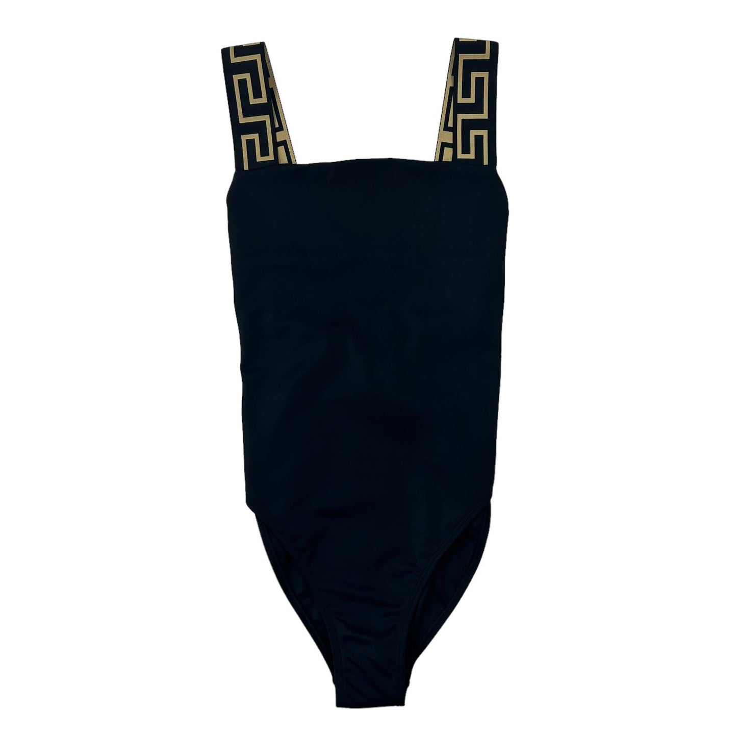 VERSACE SWIMWEAR GRECA BORDER ONE PIECE SWIMSUIT - LYCRA - SIZE 2/SMALL - NEW