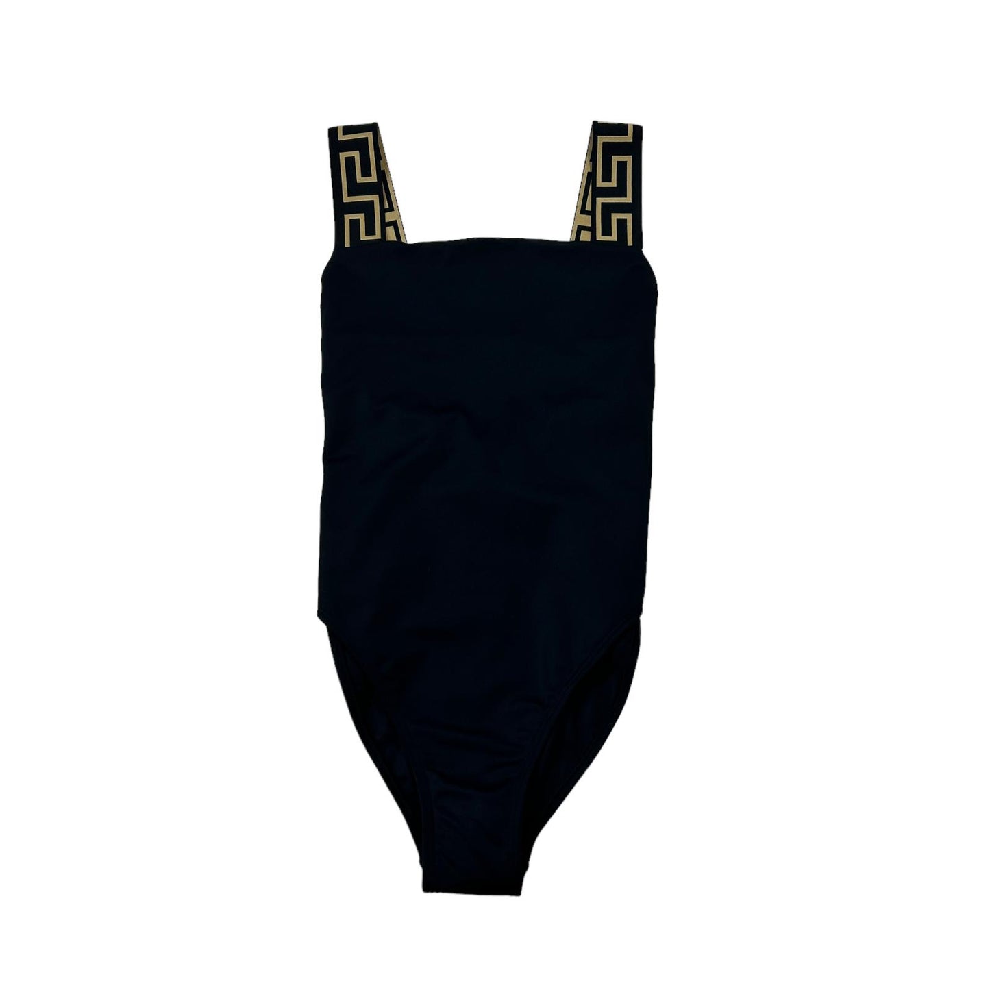 VERSACE SWIMWEAR GRECA BORDER ONE PIECE SWIMSUIT - LYCRA - SIZE 2/SMALL - NEW