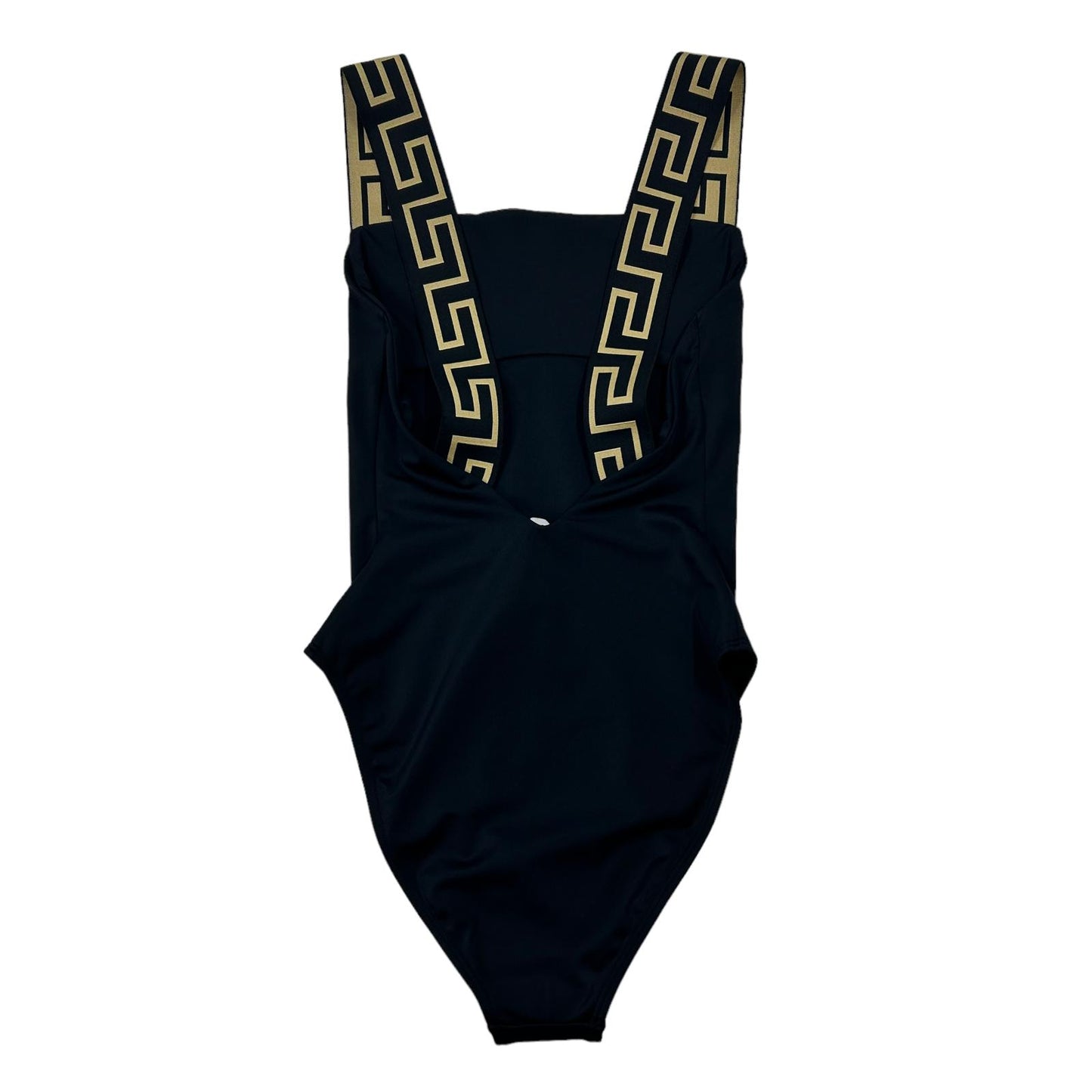 VERSACE SWIMWEAR GRECA BORDER ONE PIECE SWIMSUIT - LYCRA - SIZE 2/SMALL - NEW
