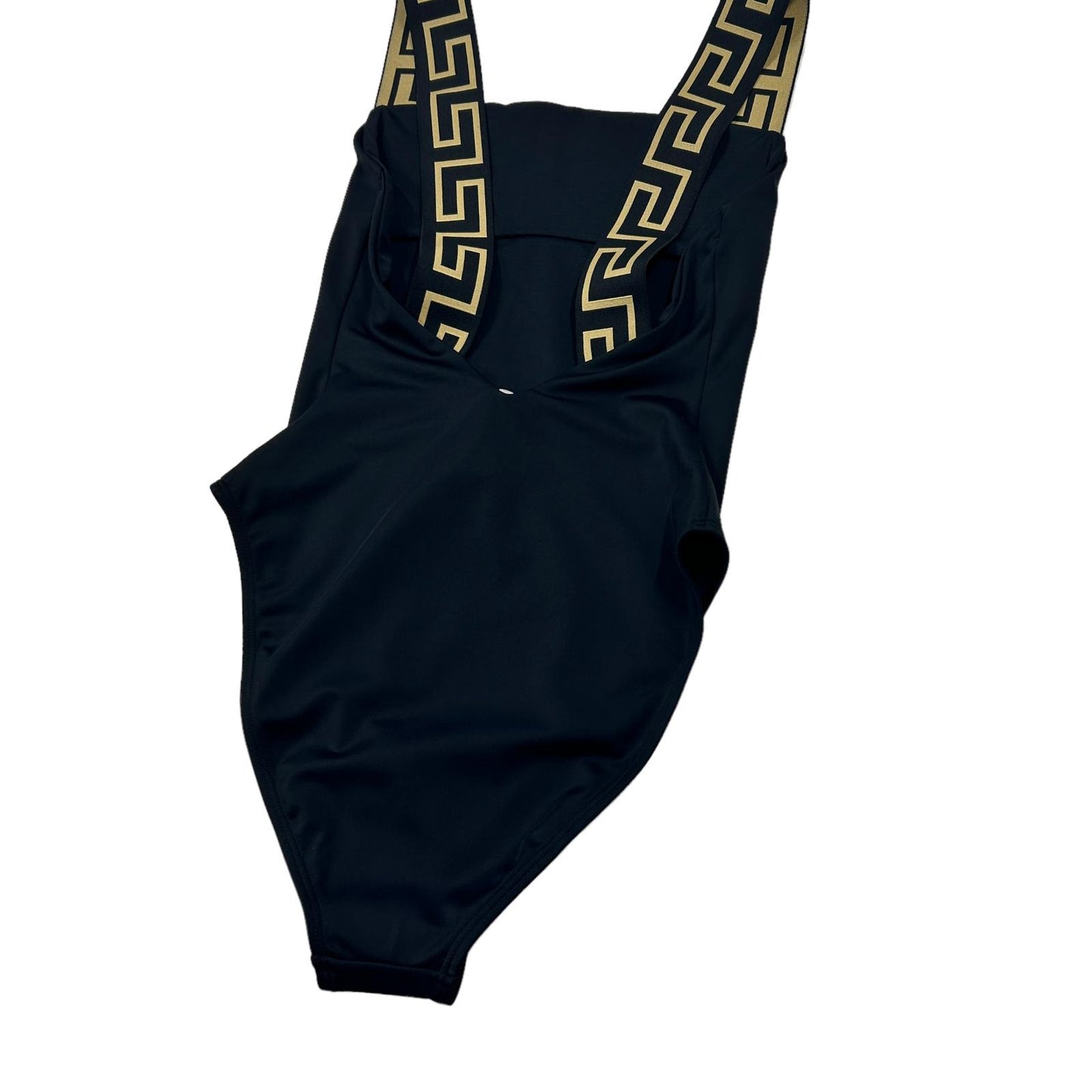 VERSACE SWIMWEAR GRECA BORDER ONE PIECE SWIMSUIT - LYCRA - SIZE 2/SMALL - NEW