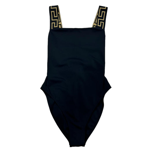 VERSACE SWIMWEAR GRECA BORDER ONE PIECE SWIMSUIT - LYCRA - SIZE 3- MEDIUM - NEW