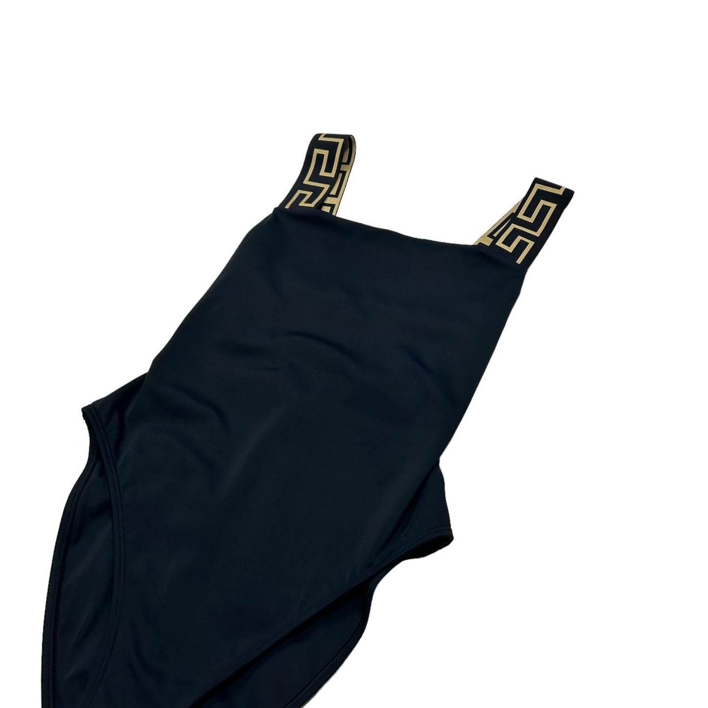 VERSACE SWIMWEAR GRECA BORDER ONE PIECE SWIMSUIT - LYCRA - SIZE 3- MEDIUM - NEW