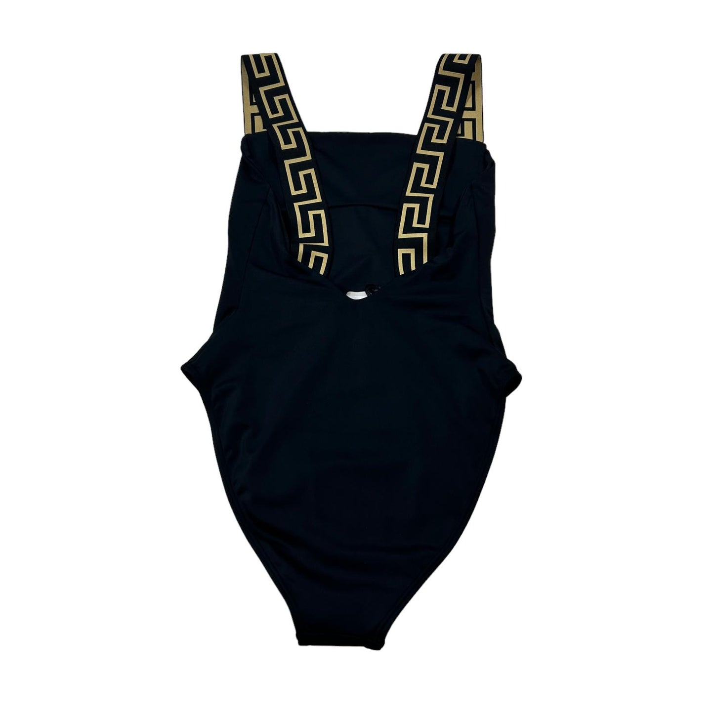VERSACE SWIMWEAR GRECA BORDER ONE PIECE SWIMSUIT - LYCRA - SIZE 3/MEDIUM - NEW