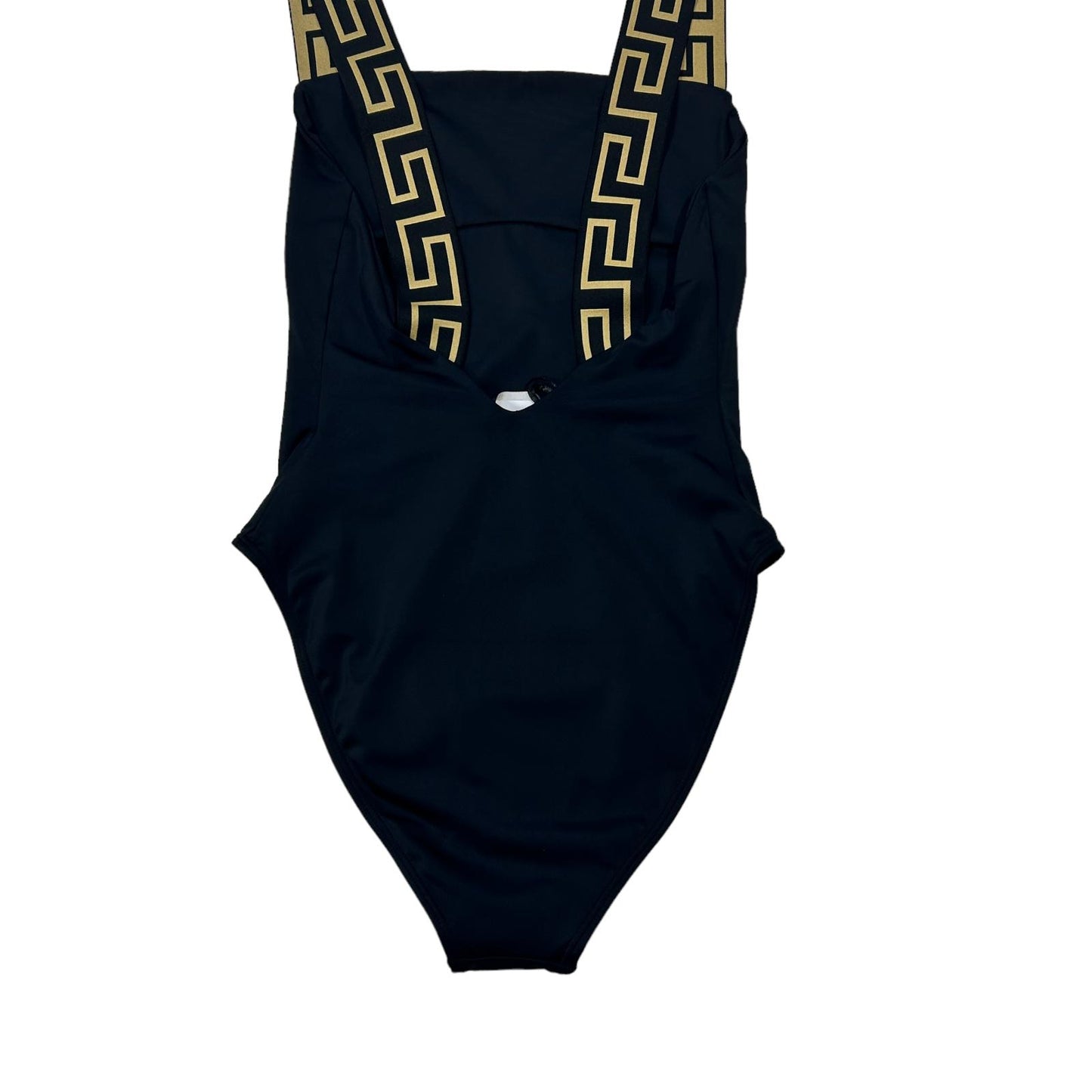 VERSACE SWIMWEAR GRECA BORDER ONE PIECE SWIMSUIT - LYCRA - SIZE 3/MEDIUM - NEW