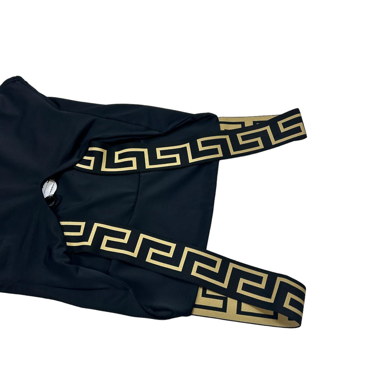 VERSACE SWIMWEAR GRECA BORDER ONE PIECE SWIMSUIT - LYCRA - SIZE 3/MEDIUM - NEW
